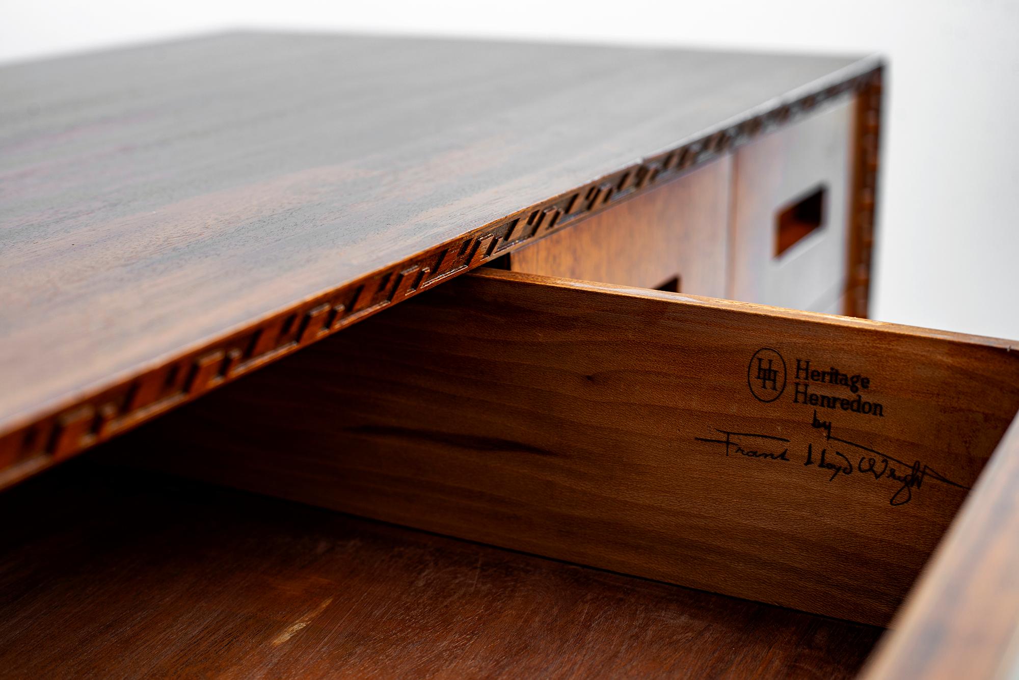 Frank Lloyd Wright Dresser, by Heritage Henredon 1