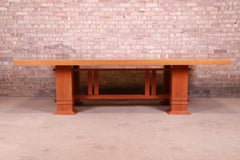 Frank Lloyd Wright for Cassina Arts & Crafts "Allen" Dining Table, 1986