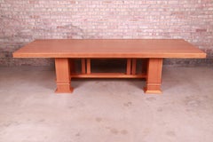 Frank Lloyd Wright for Cassina Arts & Crafts "Allen" Dining Table, 1986