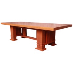 Frank Lloyd Wright pour Cassina Arts & Crafts Table à manger "Allen":: 1986