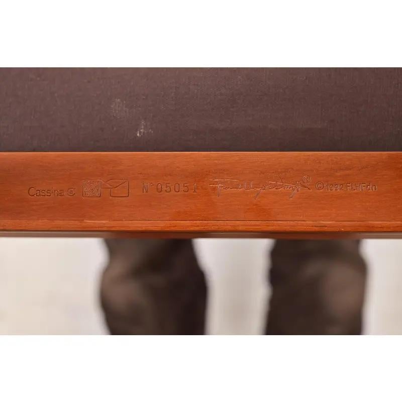 Frank Lloyd Wright for Cassina Arts and Crafts Cherry Wood Dining ...