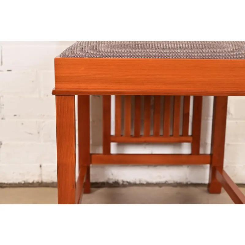 Frank Lloyd Wright for Cassina Arts and Crafts Cherry Wood Dining ...