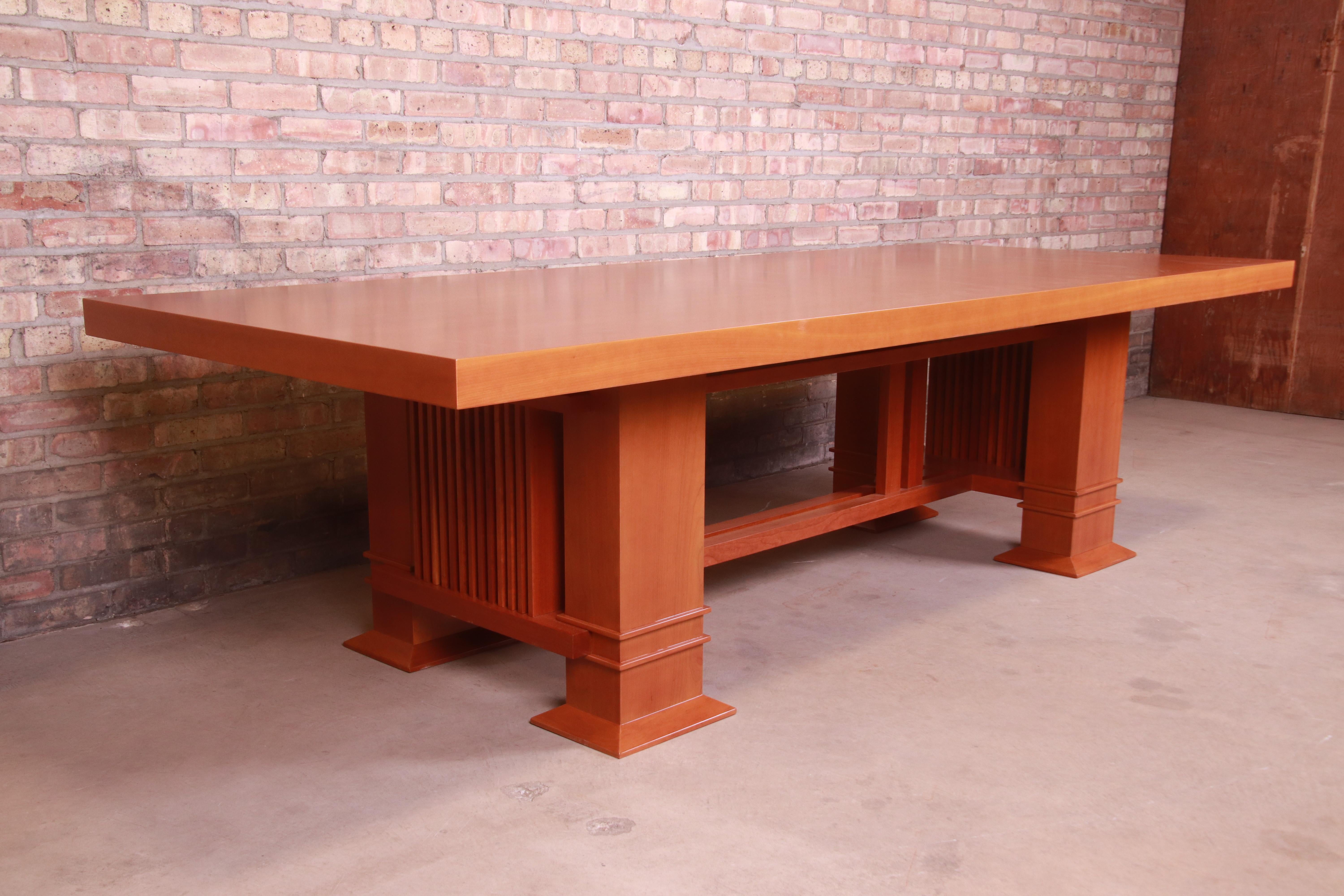 Frank Lloyd Wright for Cassina Arts & Crafts Dining Set, 1986 6