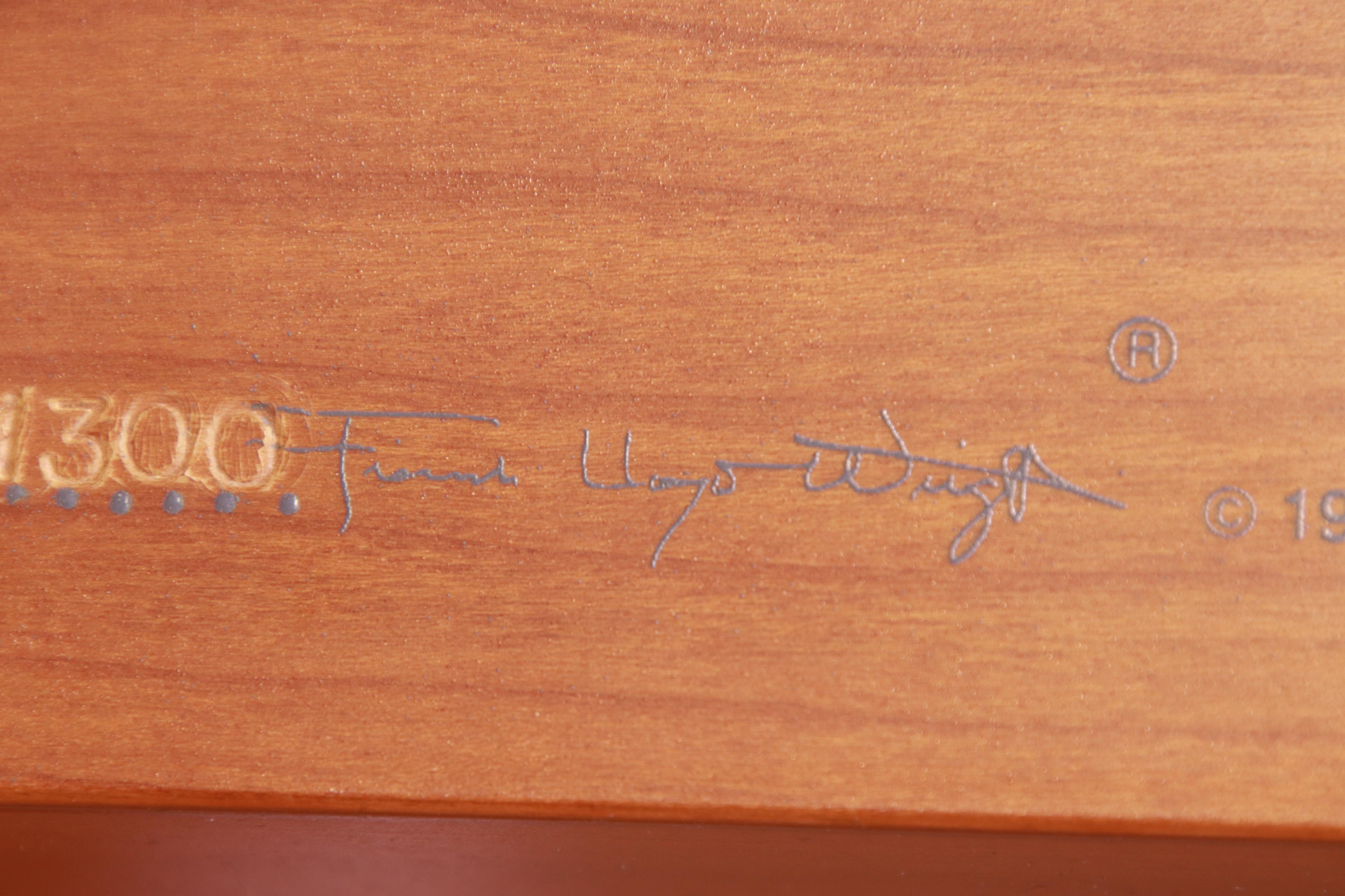 Frank Lloyd Wright for Cassina Arts & Crafts Dining Set, 1986 11