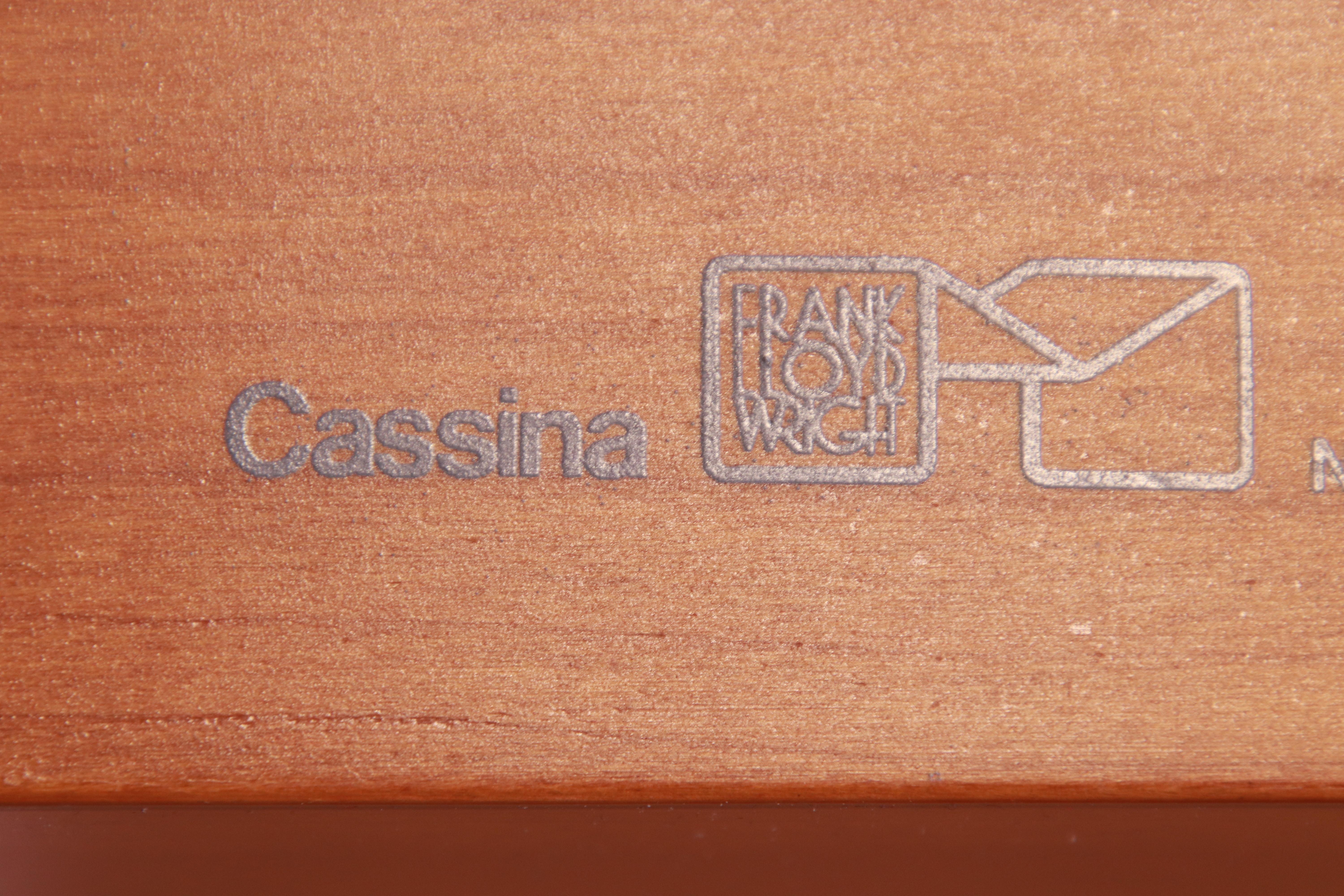 Frank Lloyd Wright for Cassina Arts & Crafts Dining Set, 1986 12