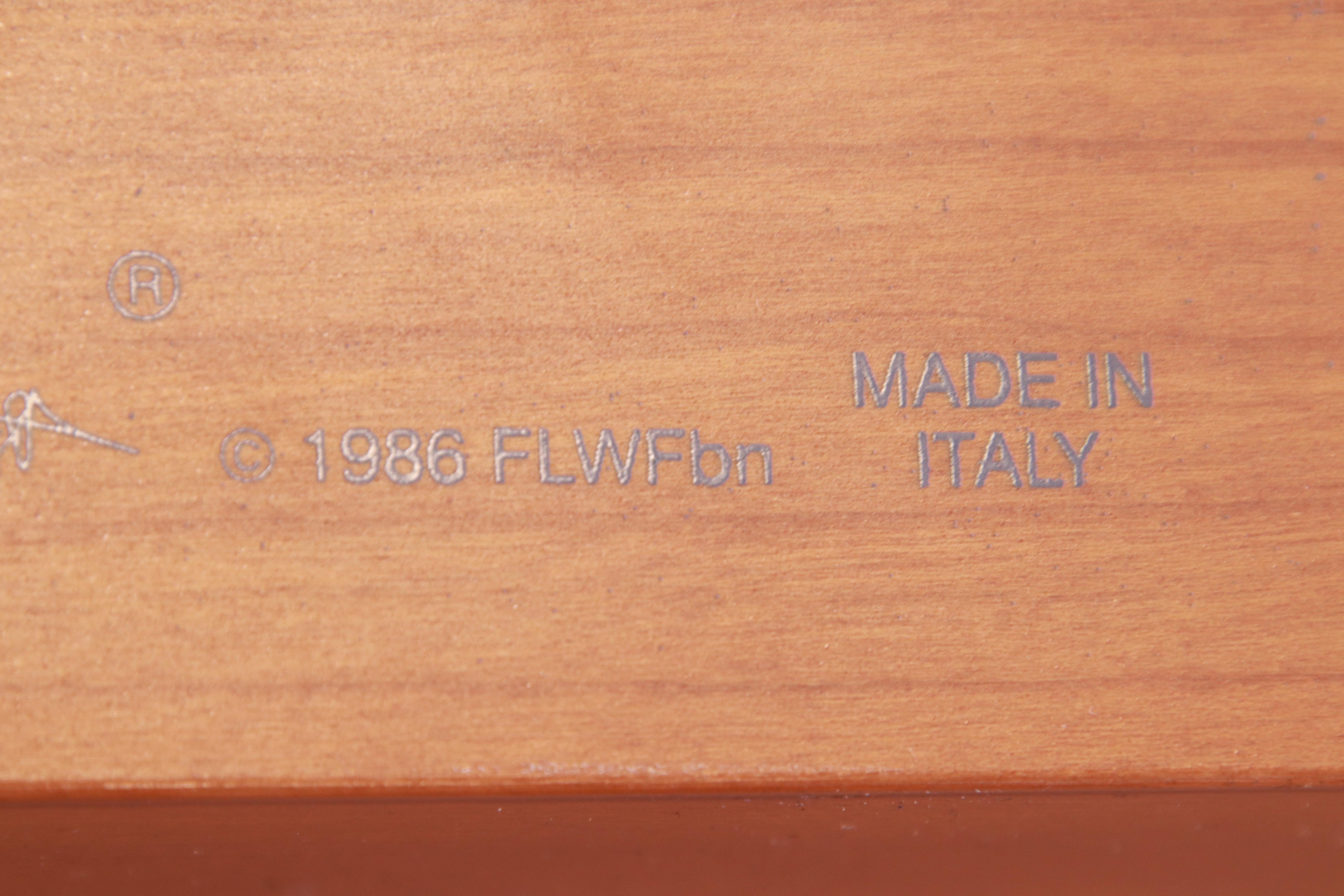 Frank Lloyd Wright for Cassina Arts & Crafts Dining Set, 1986 13
