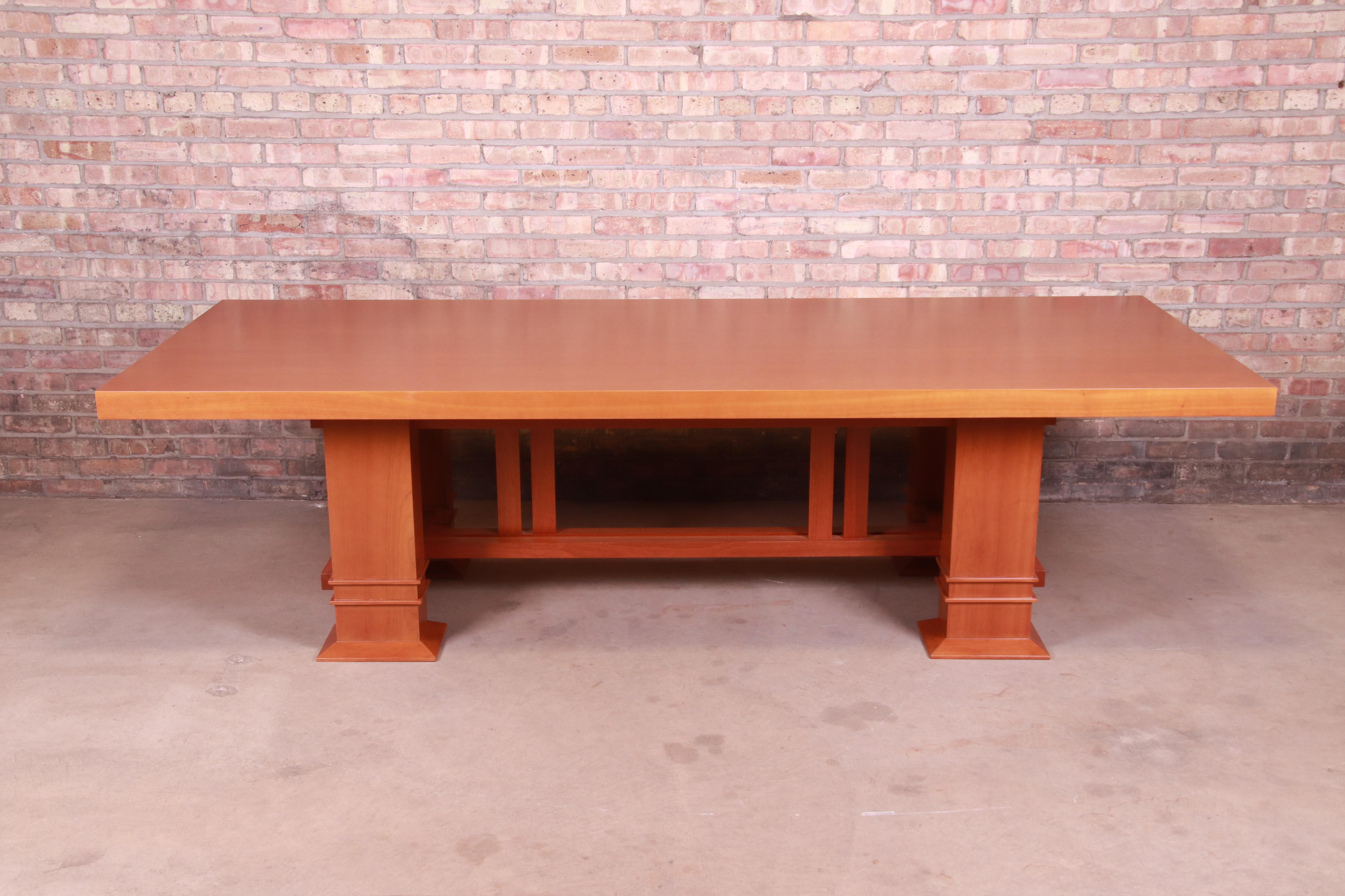 Frank Lloyd Wright for Cassina Arts & Crafts Dining Set, 1986 1