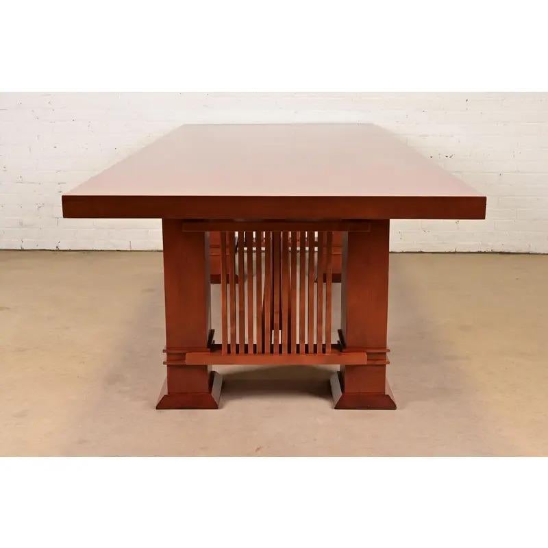 Frank Lloyd Wright for Cassina Arts and Crafts Dining Table, Newly ...