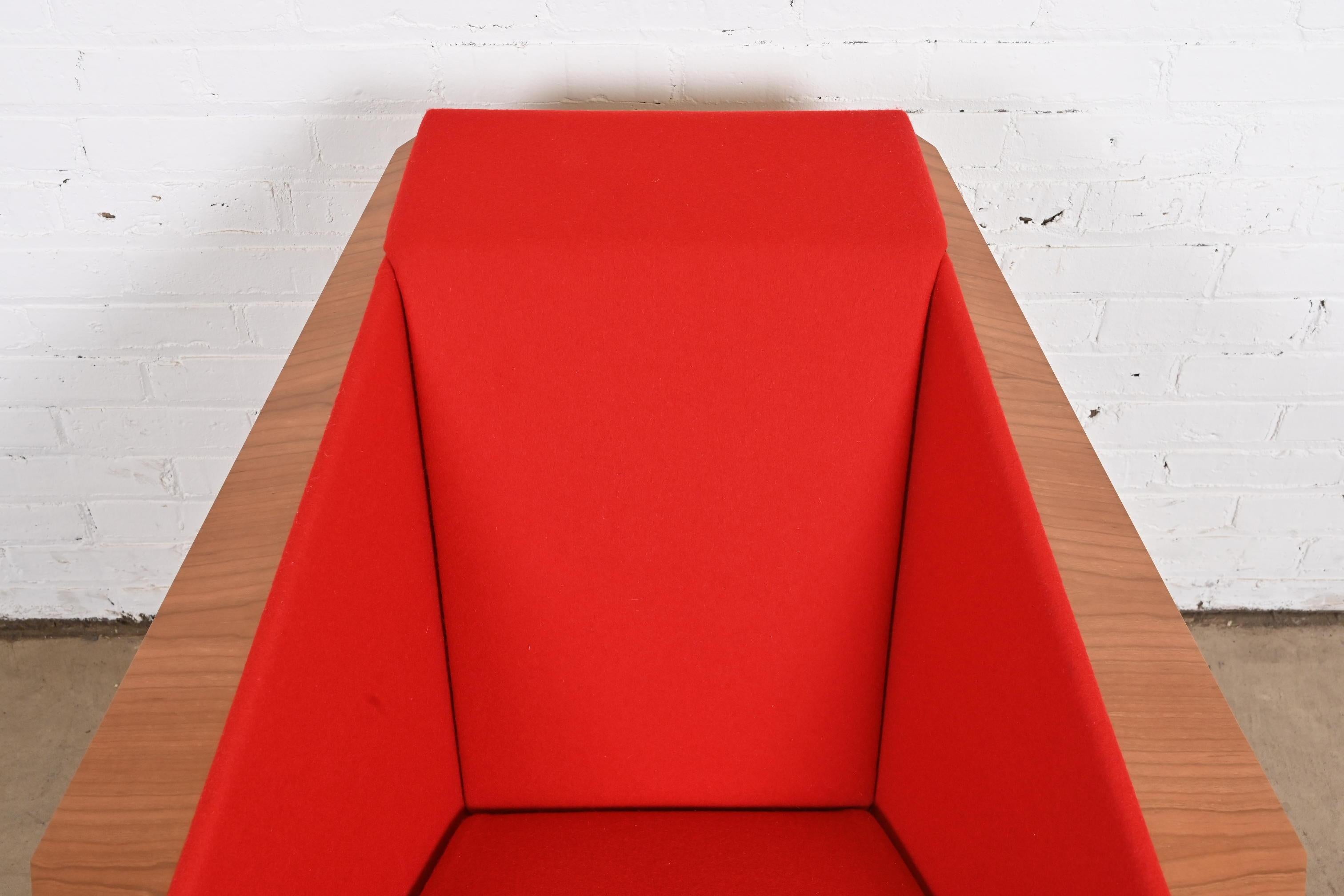 Italian Frank Lloyd Wright for Cassina Taliesin Origami Lounge Chair