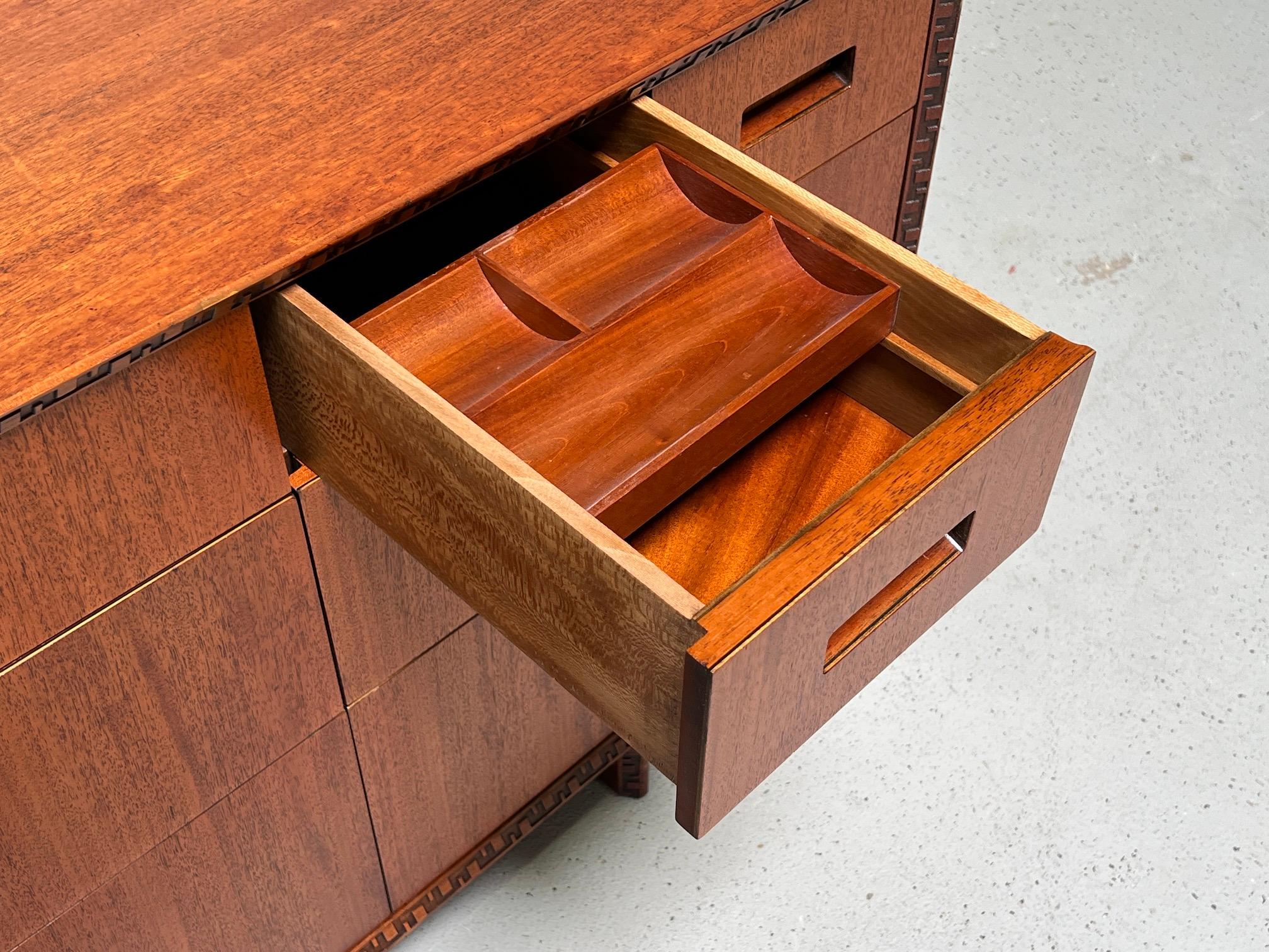 Frank Lloyd Wright for Henredon Cabinet For Sale 6