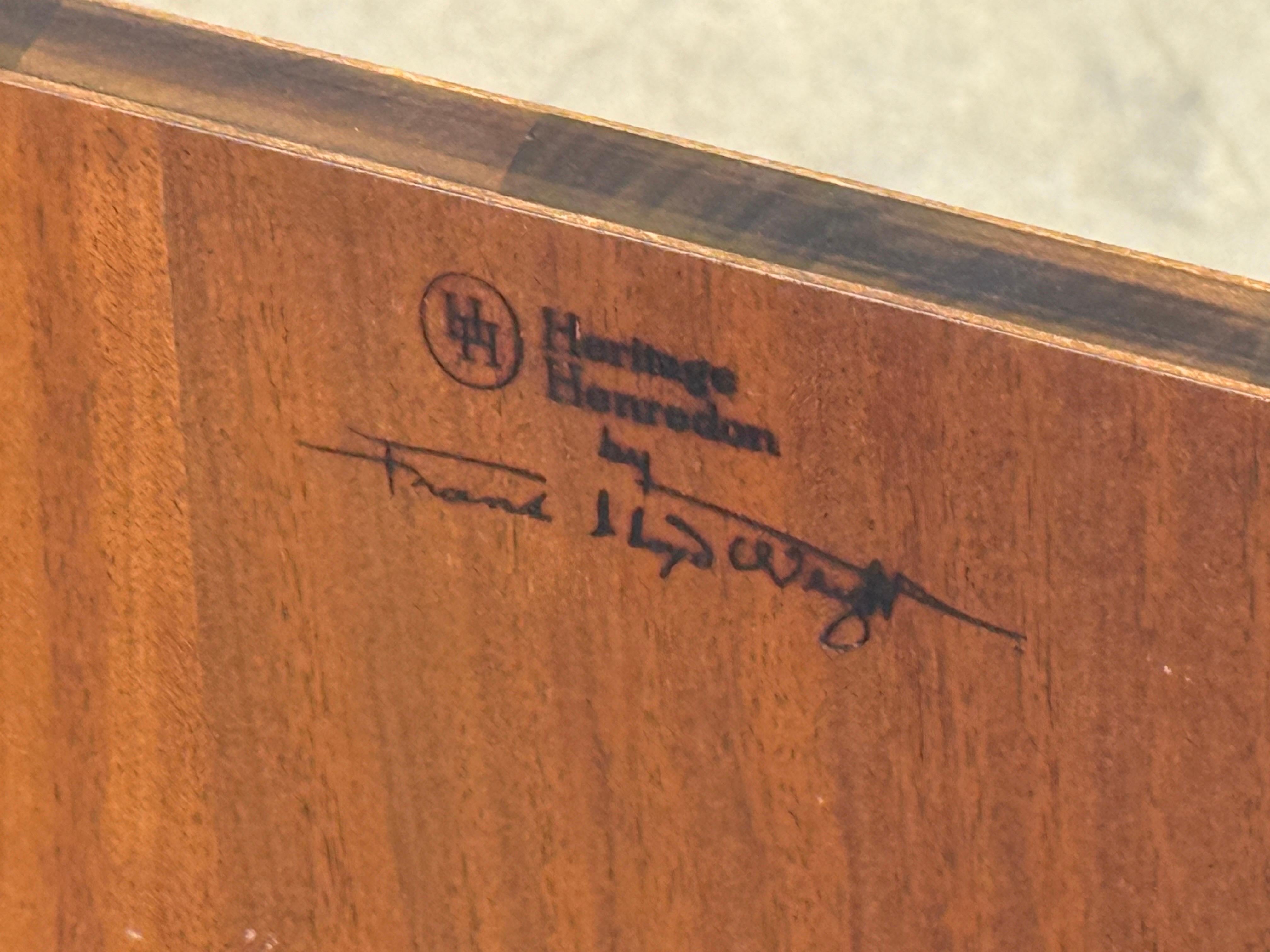 Frank Lloyd Wright per il Gabinetto Henredon in vendita 1