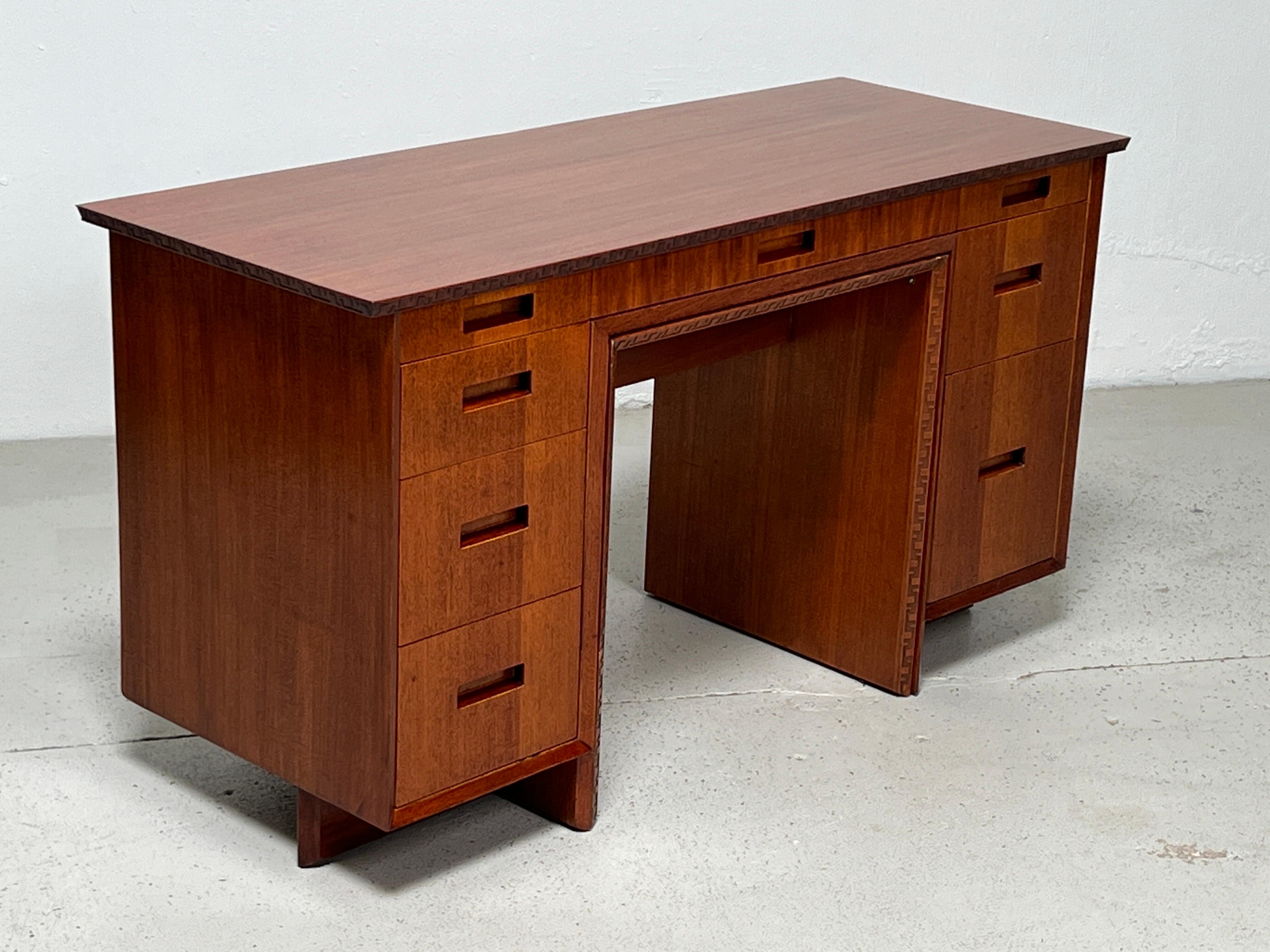 Frank Lloyd Wright for Henredon Desk 6