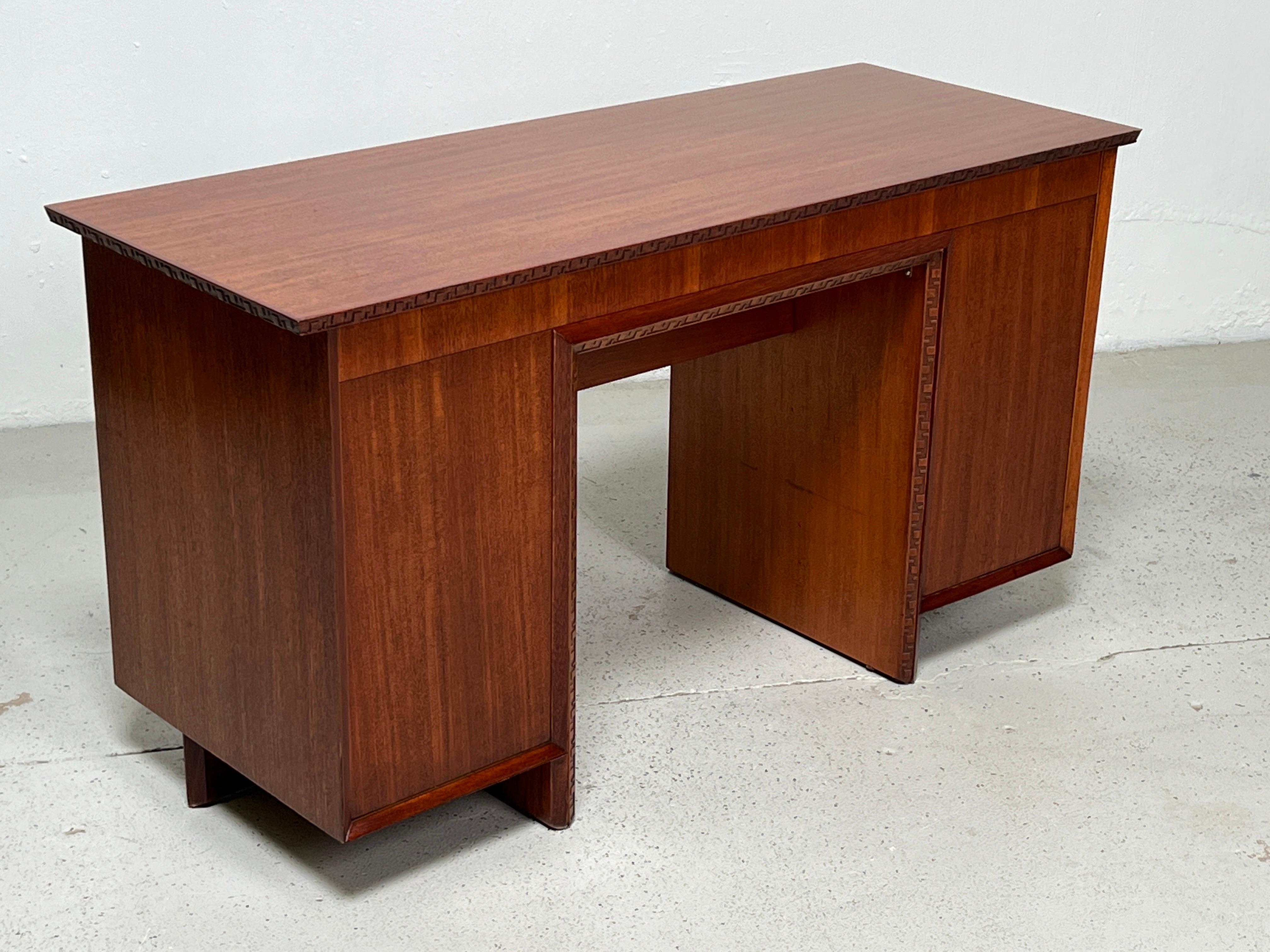 Frank Lloyd Wright for Henredon Desk For Sale 10