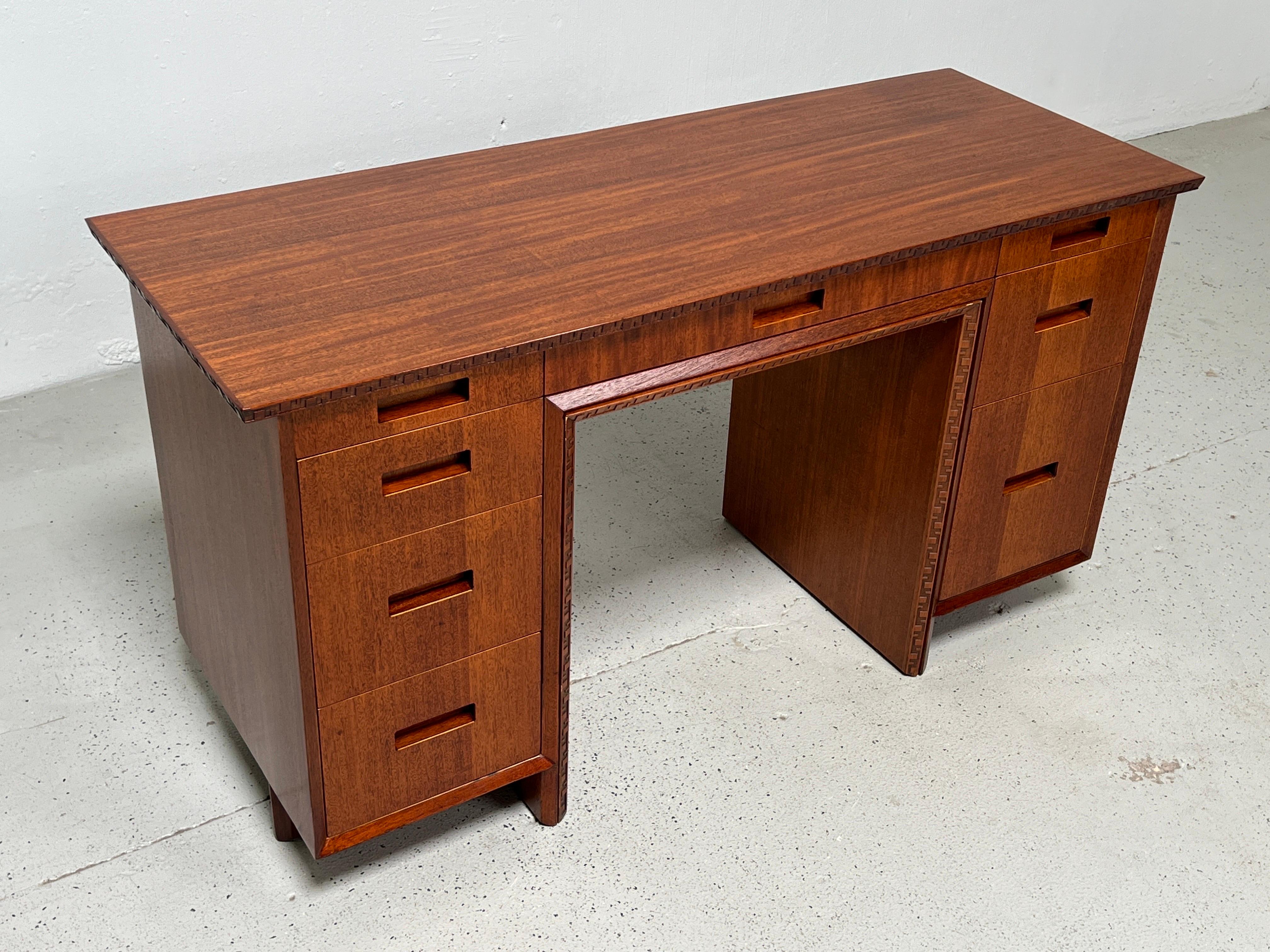 Frank Lloyd Wright for Henredon Desk For Sale 3