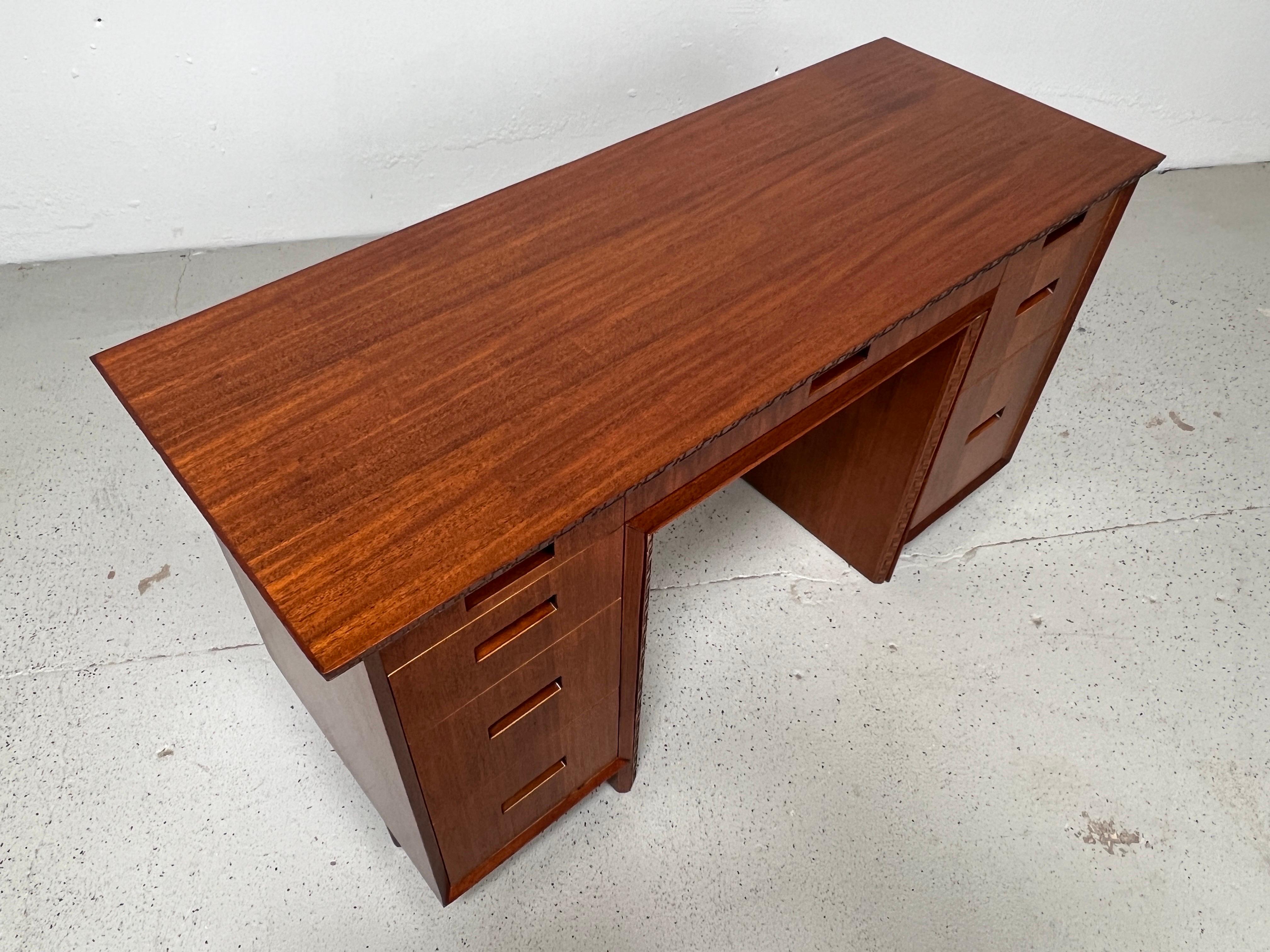 Frank Lloyd Wright for Henredon Desk For Sale 4