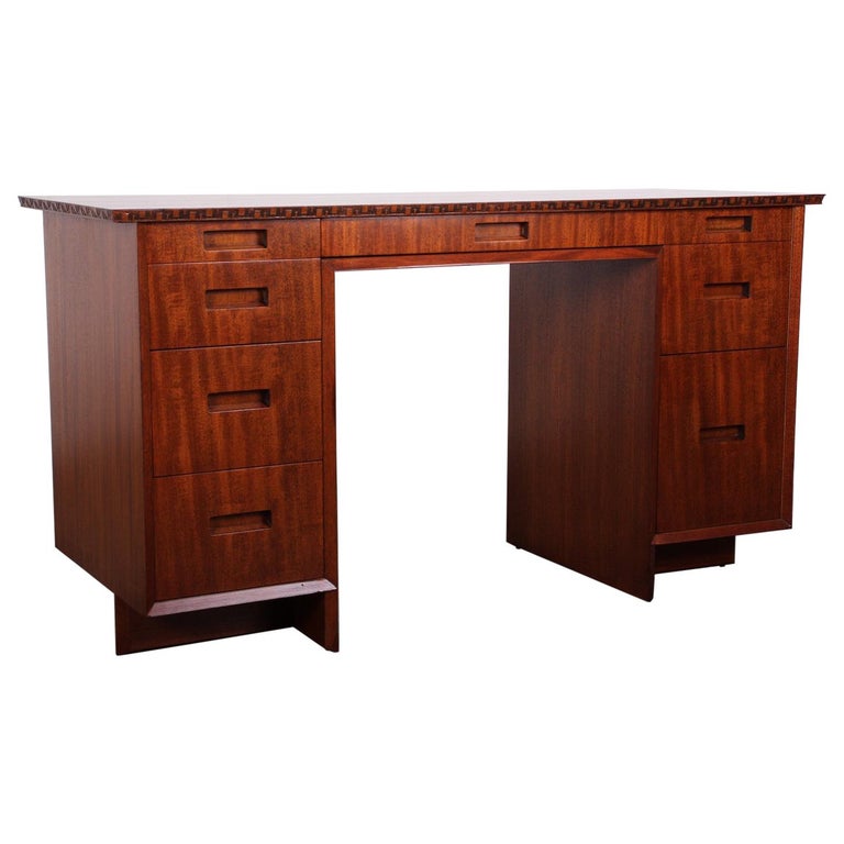 Frank Lloyd Wright for Henredon Desk For Sale
