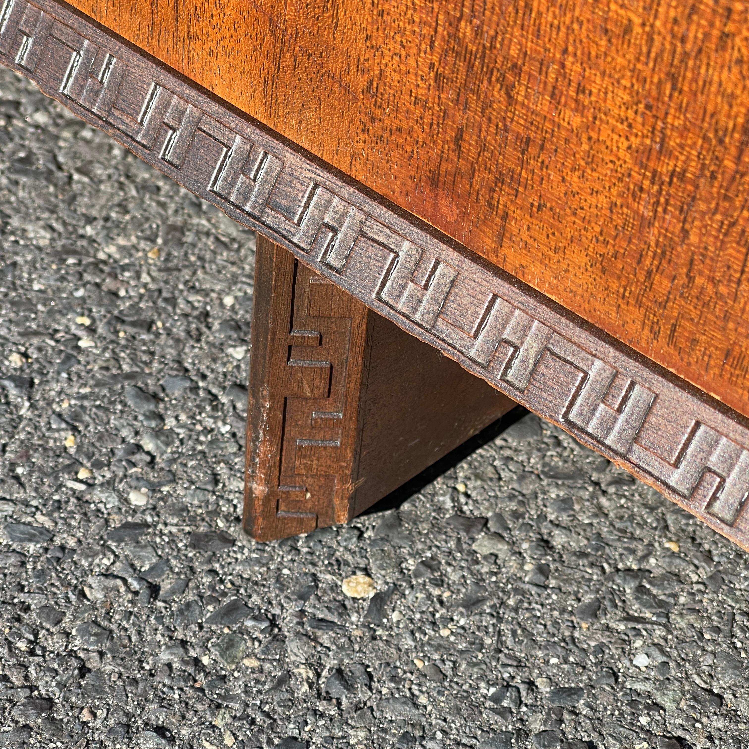 Frank Lloyd Wright for Henredon-Heritage Mahogany Dresser 10