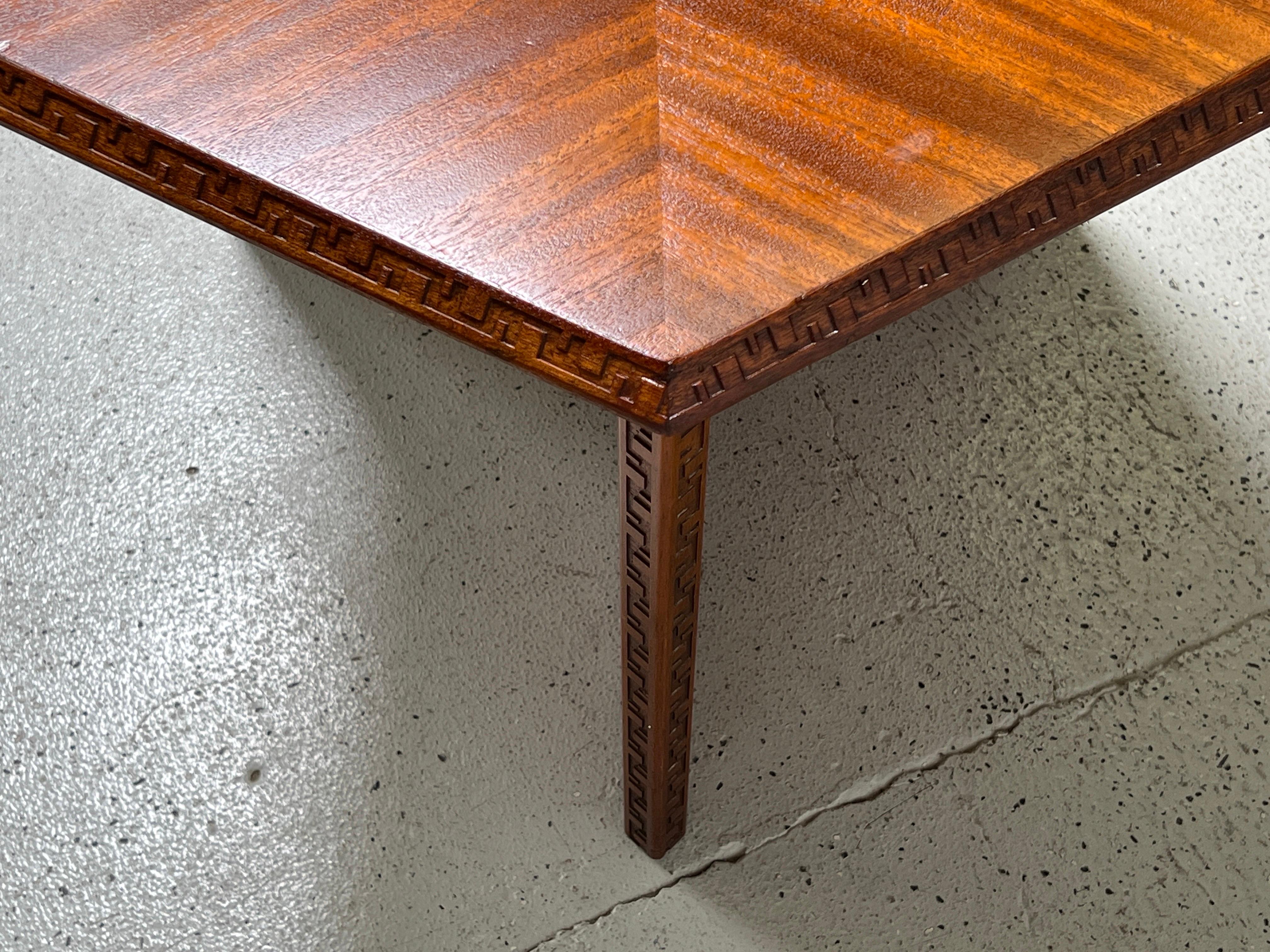 Frank Lloyd Wright for Henredon Hexagonal Table 10