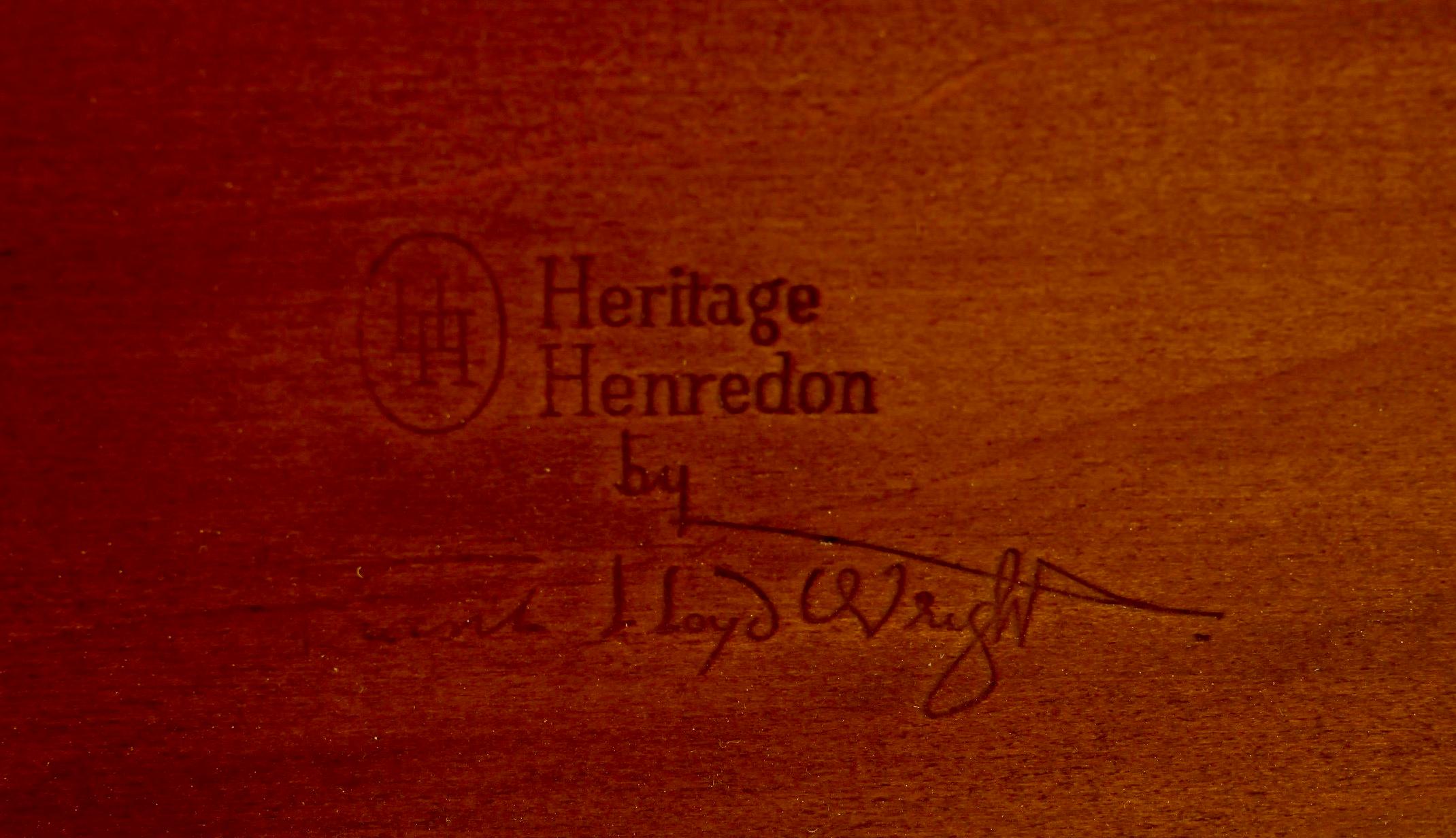 American Frank Lloyd Wright for Henredon Kingsize Headboard For Sale