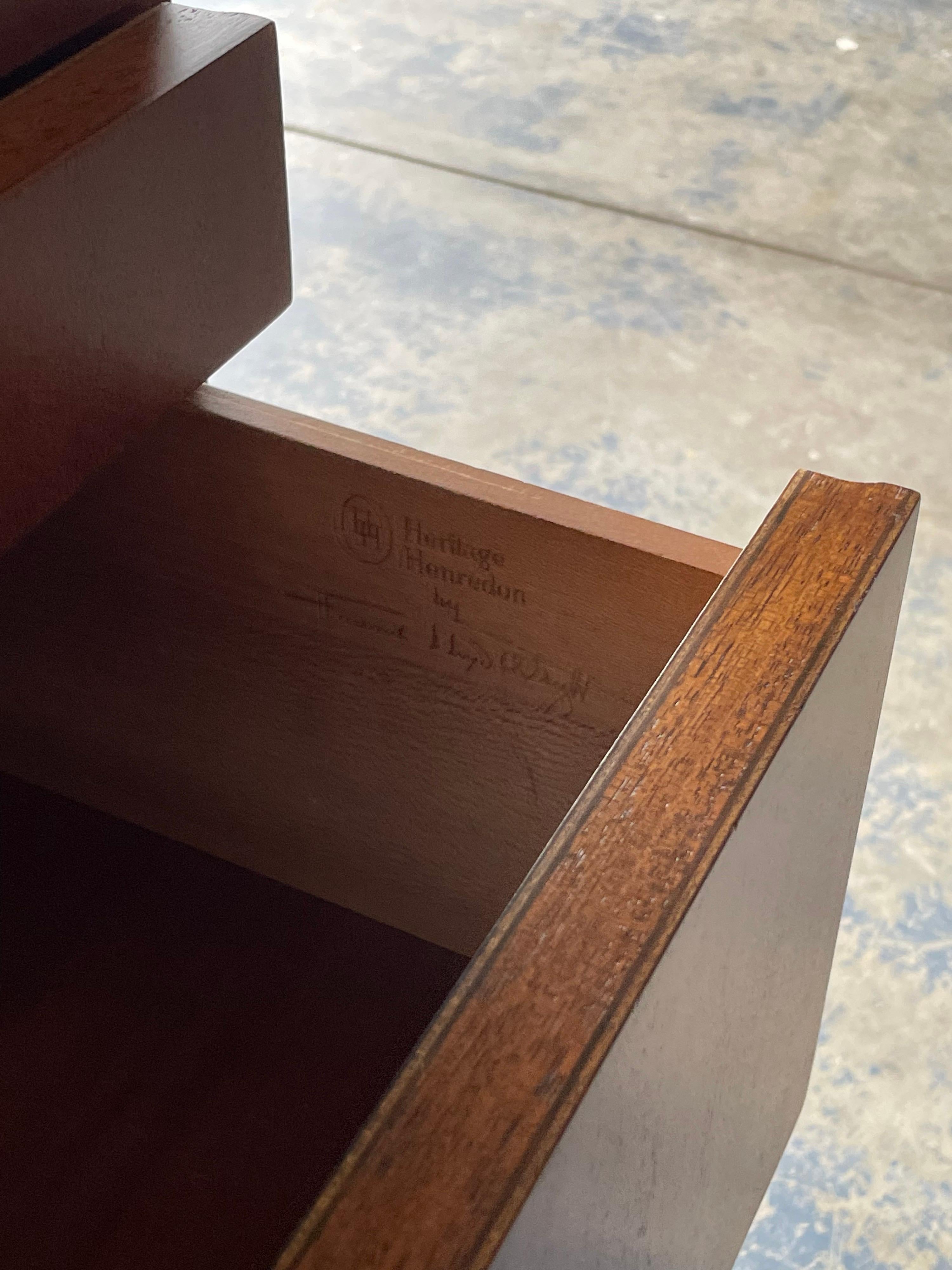 Frank Lloyd Wright for Henredon “Taliesin” Chest of Drawers in Mahogany 7