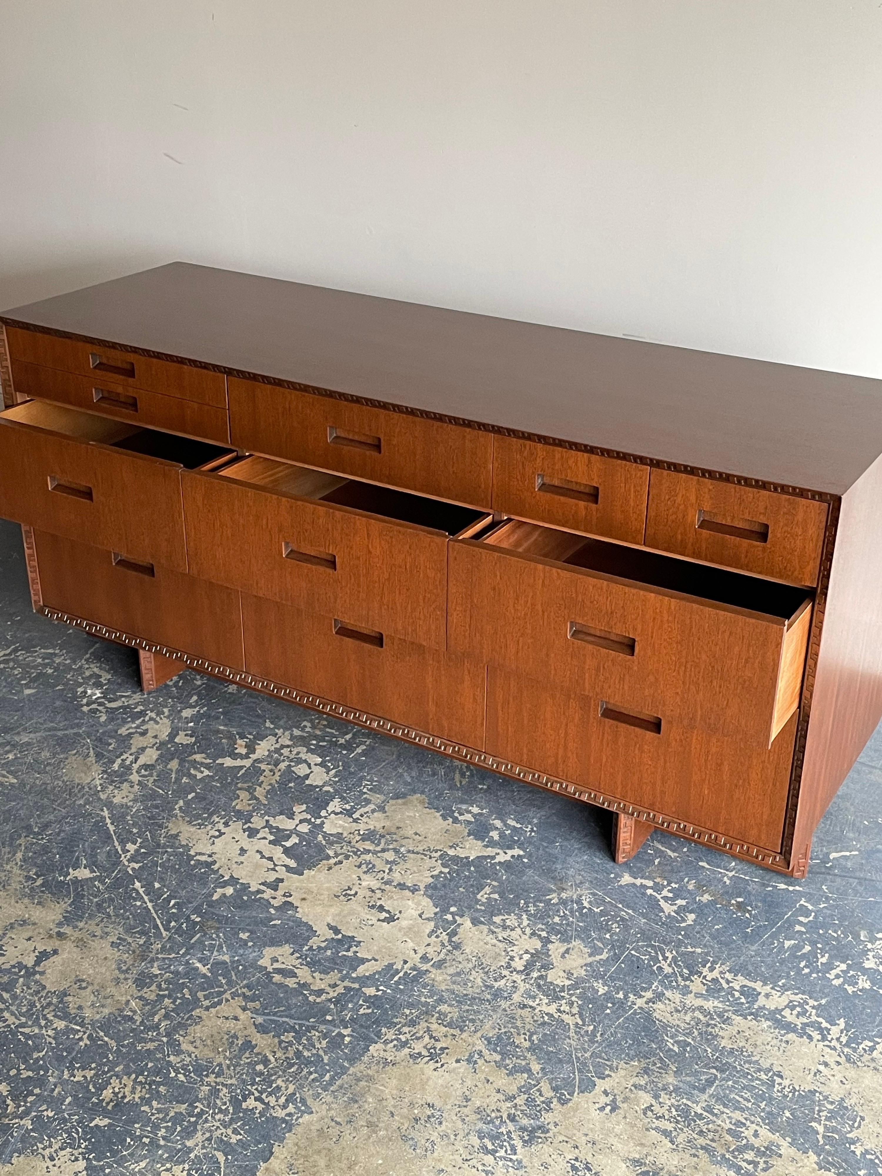 Frank Lloyd Wright for Henredon “Taliesin” Dresser or Sideboard 4