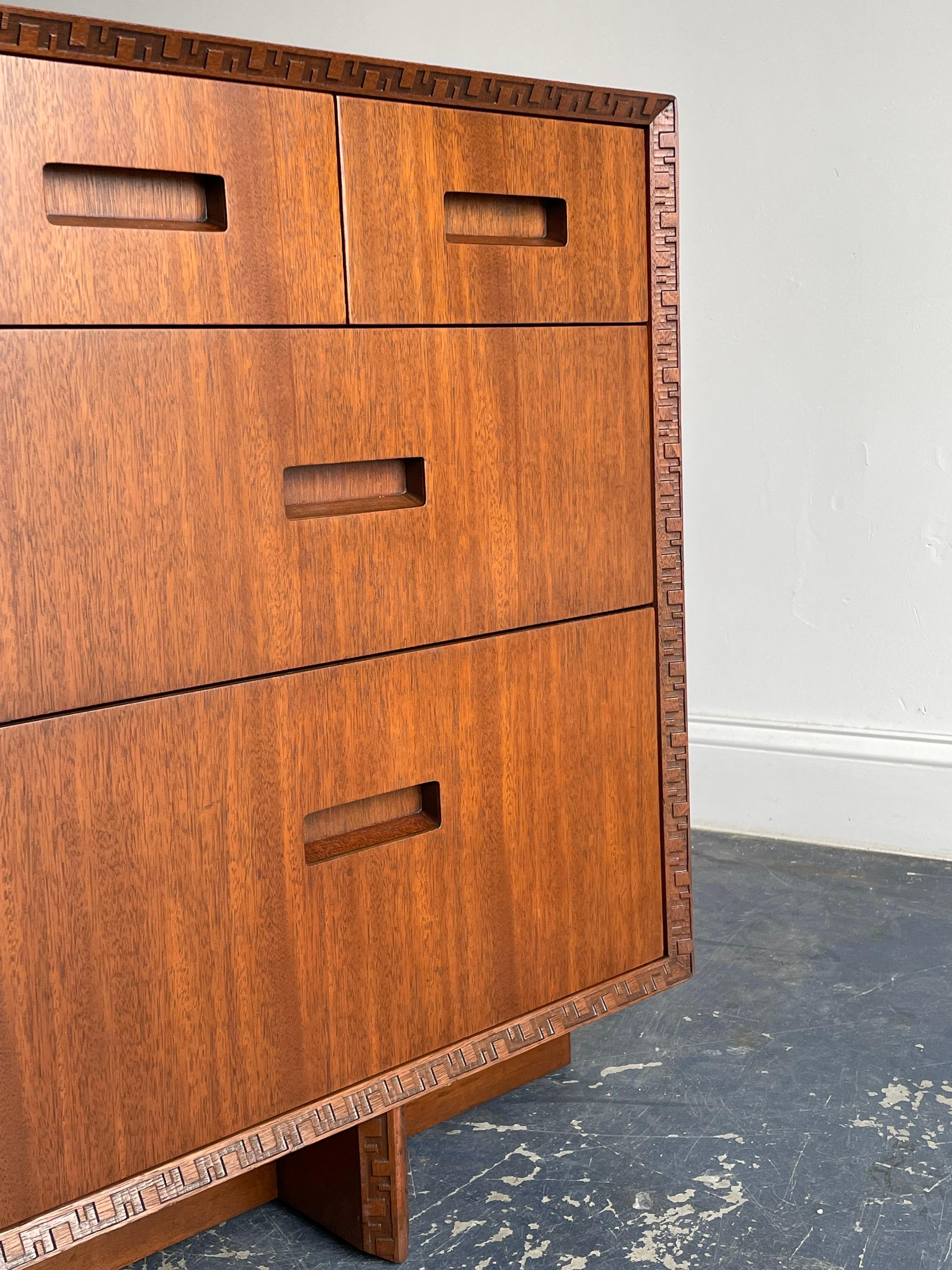Frank Lloyd Wright for Henredon “Taliesin” Dresser or Sideboard 8
