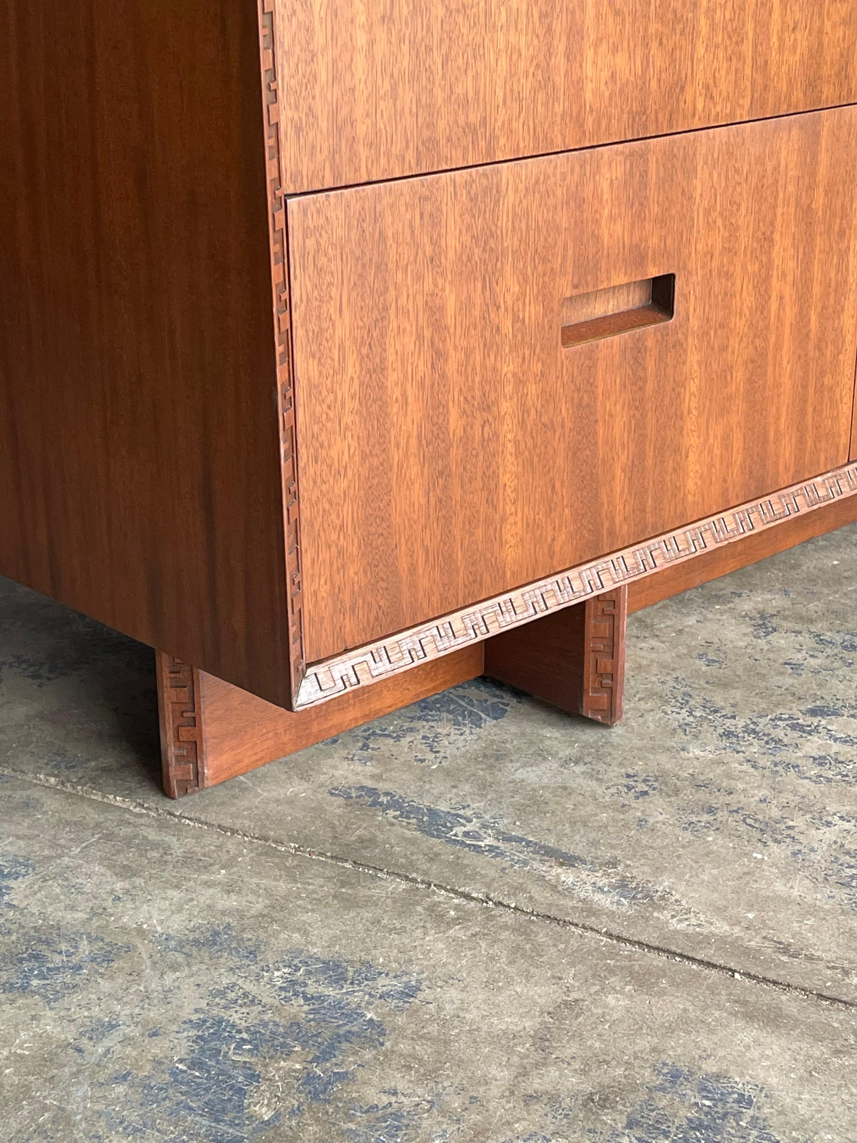 Frank Lloyd Wright for Henredon “Taliesin” Dresser or Sideboard 9