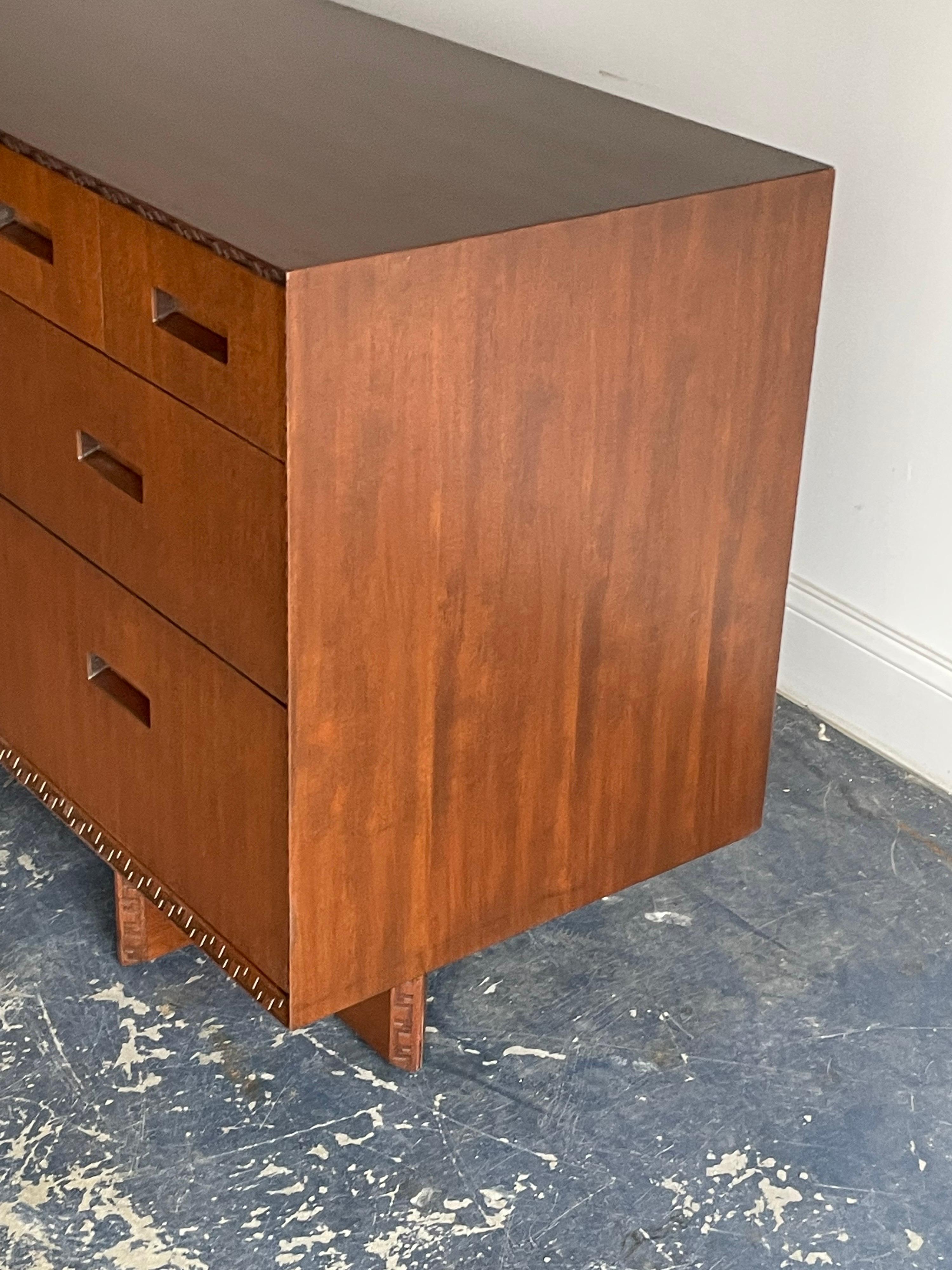 Mid-Century Modern Frank Lloyd Wright for Henredon “Taliesin” Dresser or Sideboard