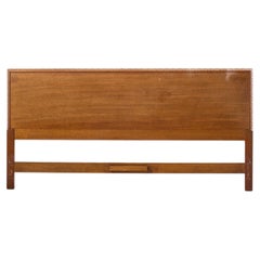 Frank Lloyd Wright for Henredon Taliesin Mid Century Mahogany King Headboard
