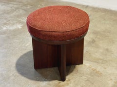 Frank Lloyd Wright for Henredon - Taliesin Vanity Stool - Mahogany - Circa 1955