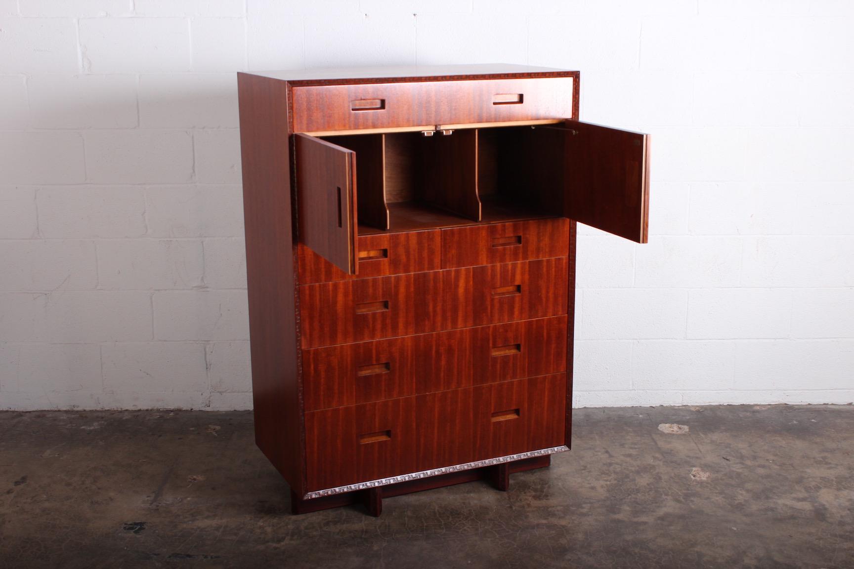 Frank Lloyd Wright for Henredon Tall Cabinet In Good Condition In Dallas, TX