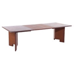 Frank Lloyd Wright para Heritage Henredon MCM Mesa de comedor Taliesin con 2 hojas