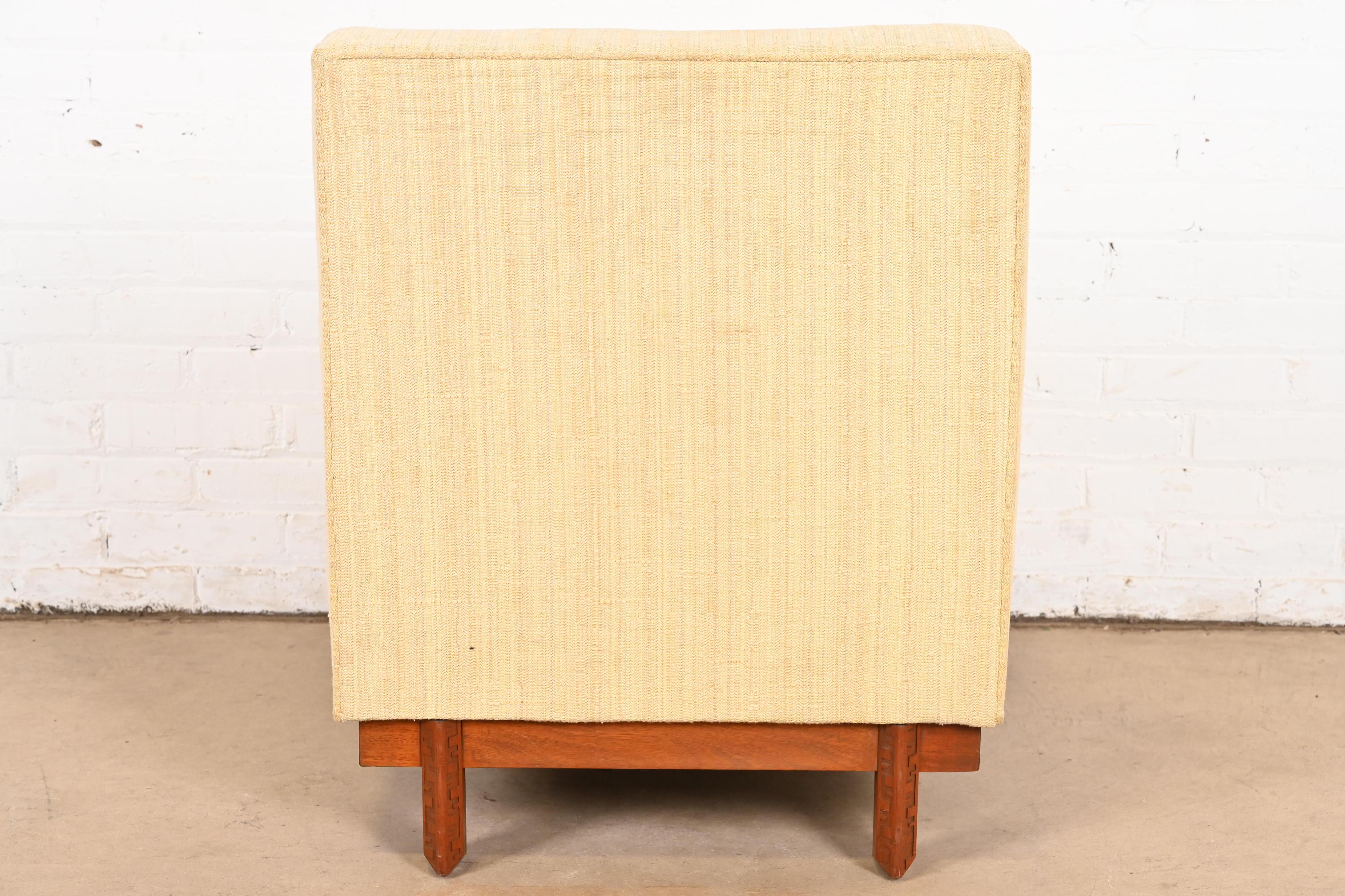 Frank Lloyd Wright for Heritage Henredon Taliesin Armless Lounge Chair, 1950s 4