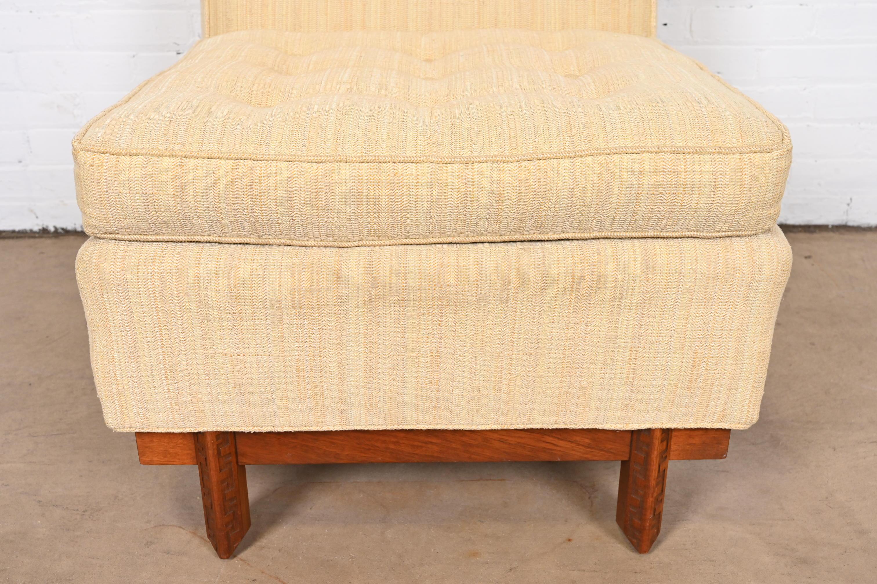 Frank Lloyd Wright for Heritage Henredon Taliesin Armless Lounge Chair, 1950s 5
