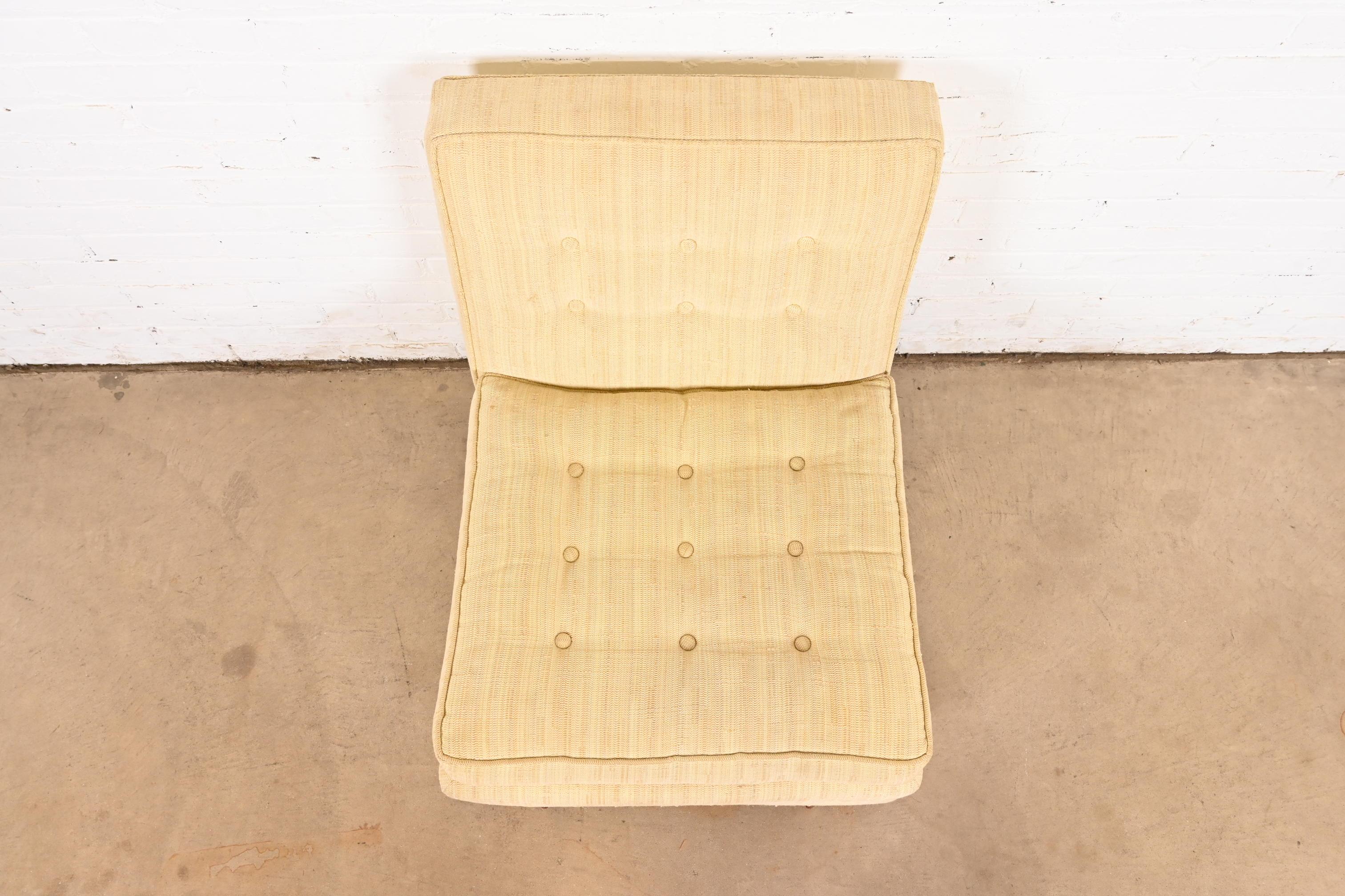 Mid-20th Century Frank Lloyd Wright for Heritage Henredon Taliesin Armless Lounge Chair, 1950s
