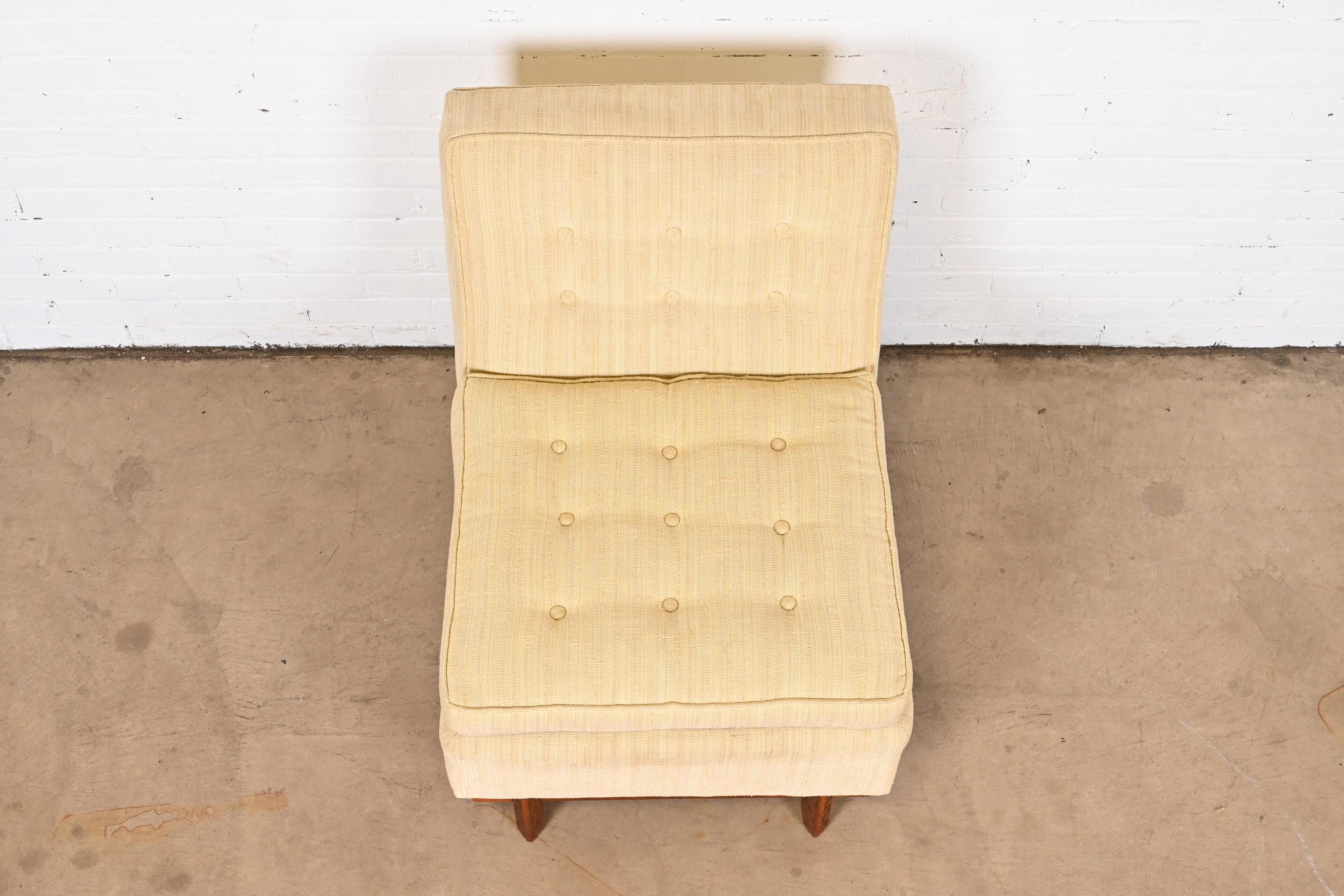 Frank Lloyd Wright for Heritage Henredon Taliesin Armless Lounge Chair, 1950s 2