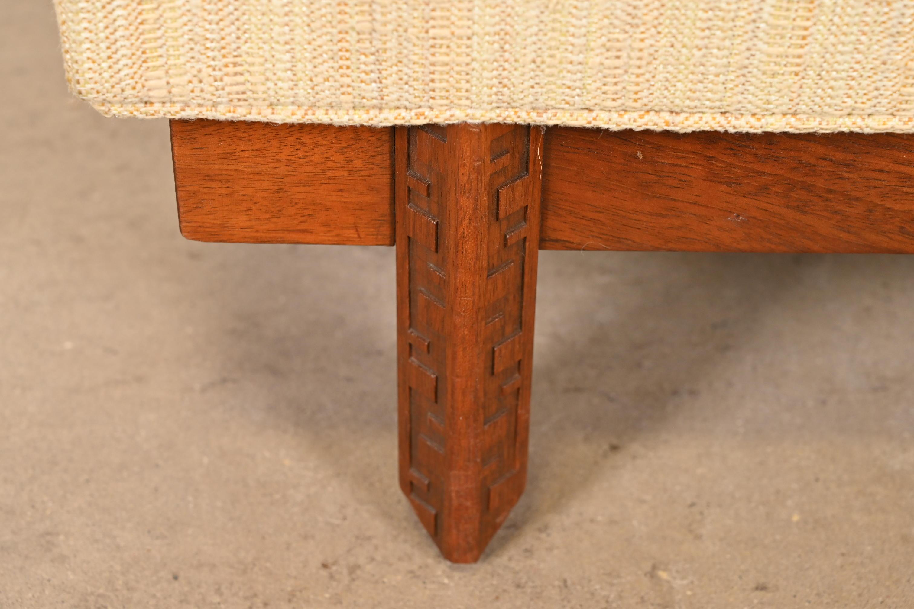 Frank Lloyd Wright for Heritage Henredon Taliesin Armless Lounge Chair, 1950s 2