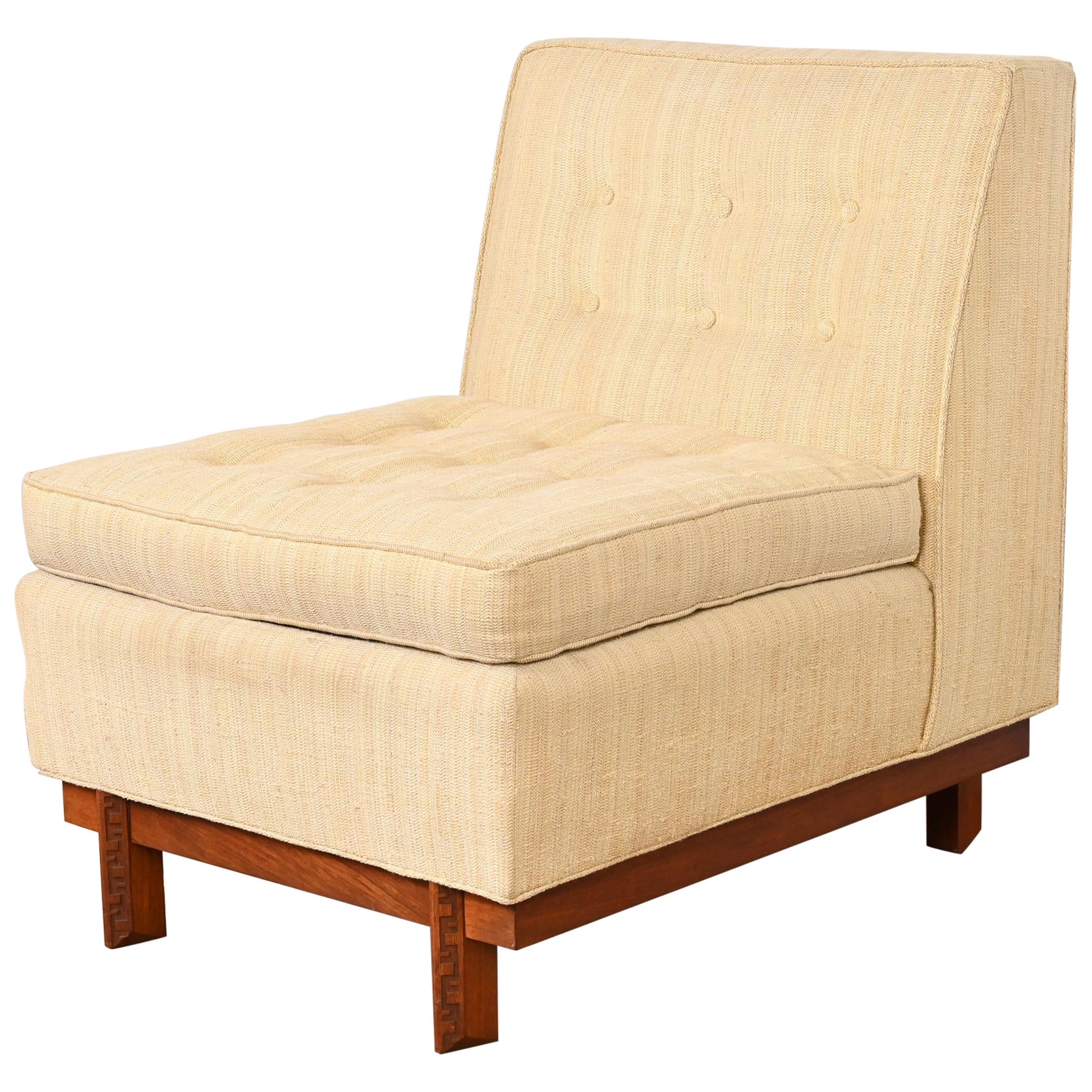Sedia da salotto senza braccioli Frank Lloyd Wright per Heritage Henredon Taliesin, anni '50