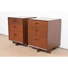 Frank Lloyd Wright for Heritage Henredon Taliesin Bedside Chests, Refinished