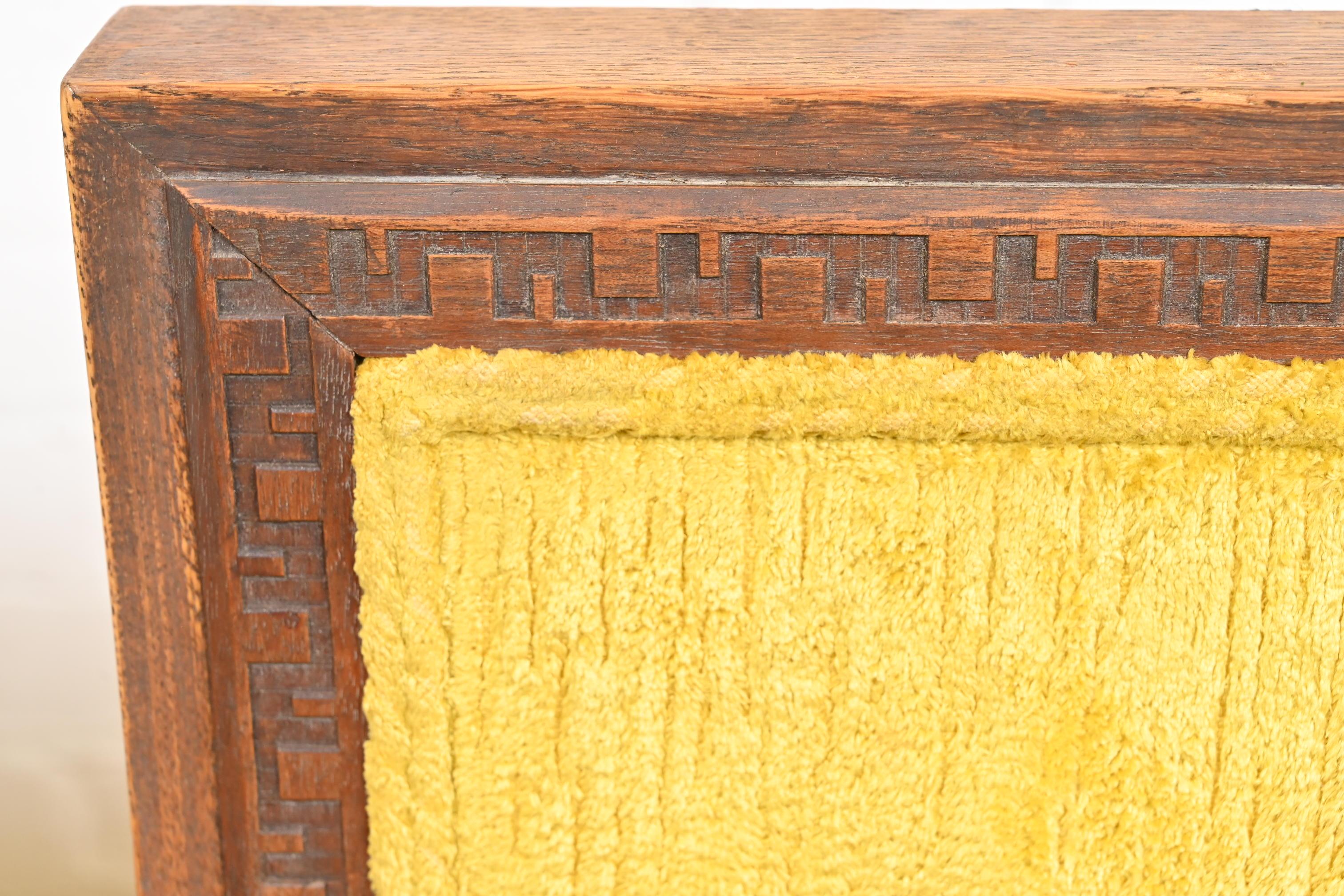 Frank Lloyd Wright per Heritage Henredon Taliesin Poltrone con schienale alto, Set di 4 in vendita 3