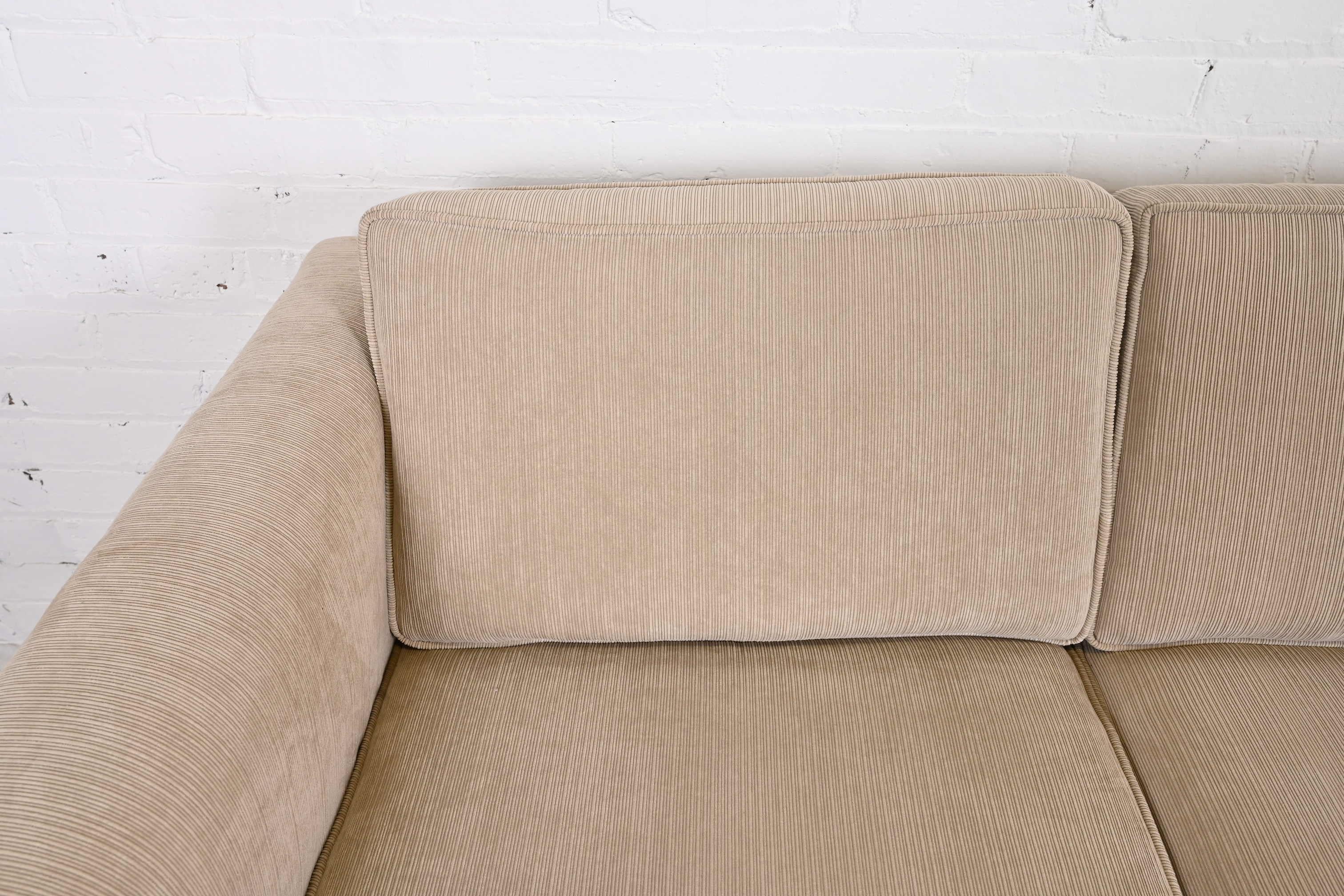 Frank Lloyd Wright for Heritage Henredon Taliesin Long Sofa, 1950s 3