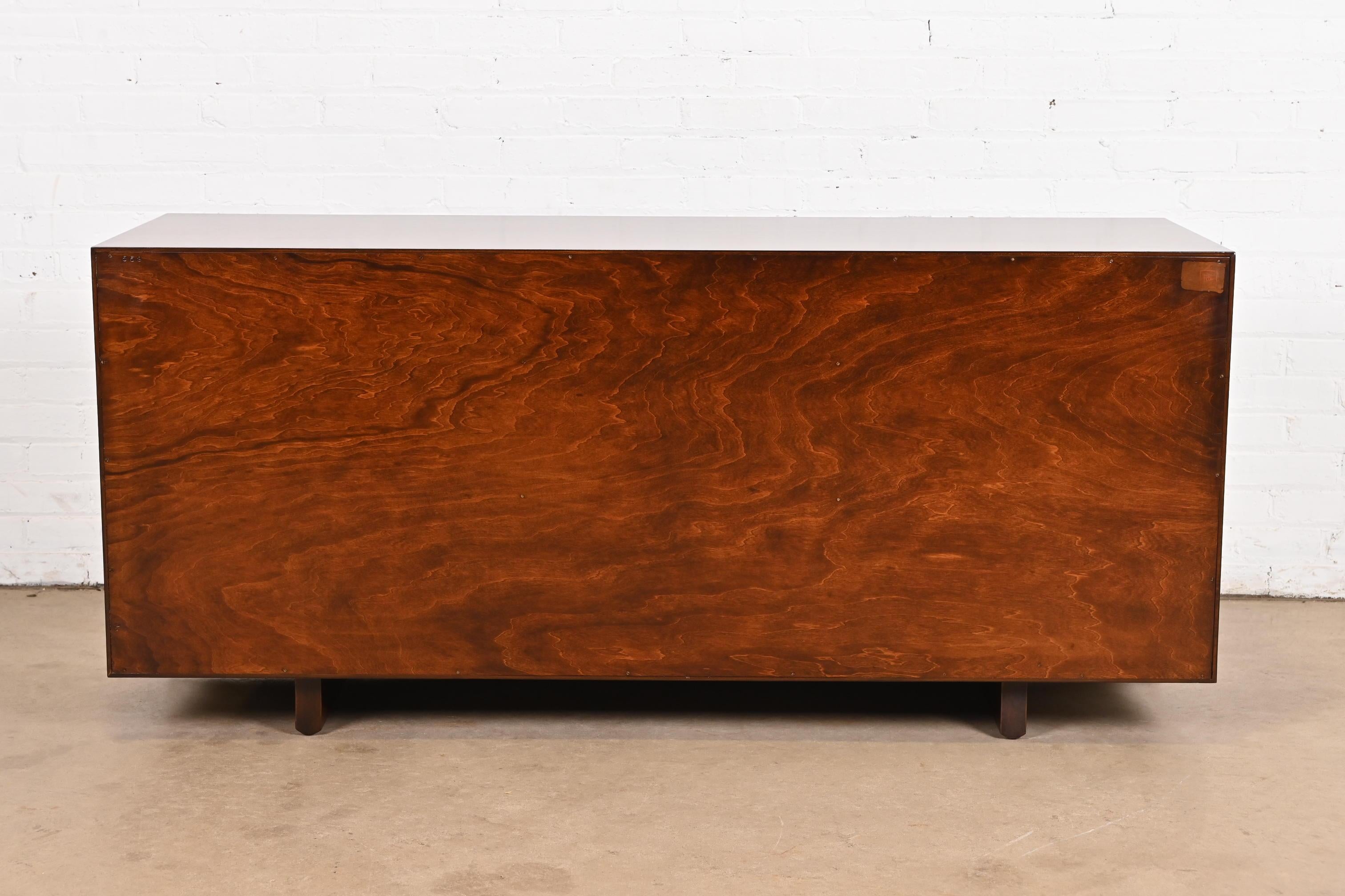 Frank Lloyd Wright for Heritage Henredon Taliesin Mahogany Dresser or Credenza 6