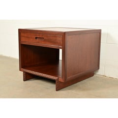 Frank Lloyd Wright for Heritage Henredon Taliesin Mahogany Nightstand