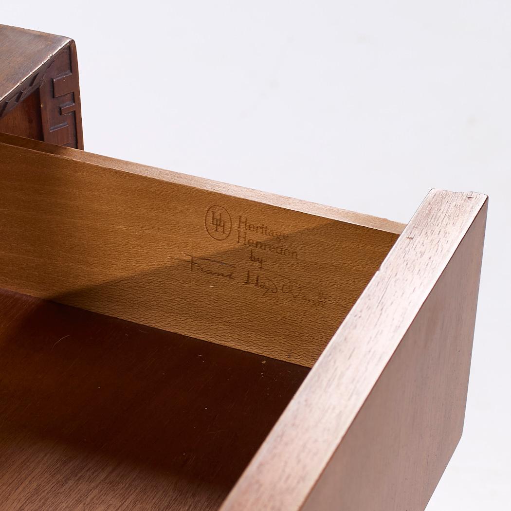 Frank Lloyd Wright for Heritage Henredon 'Taliesin' MCM Mahogany Credenza 8