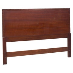 Frank Lloyd Wright for Heritage Henredon Taliesin MCM Mahogany Full Headboard