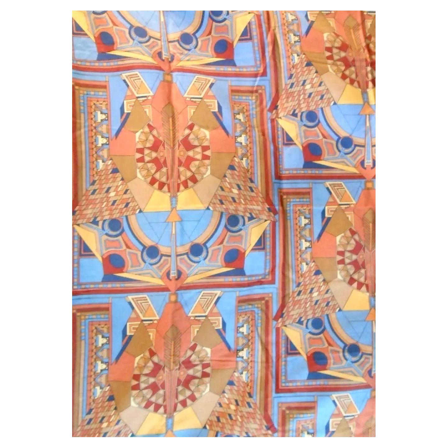 Frank Lloyd Wright for Schumacher, Imperial Peacock, Tokyo, Textile Tapestry