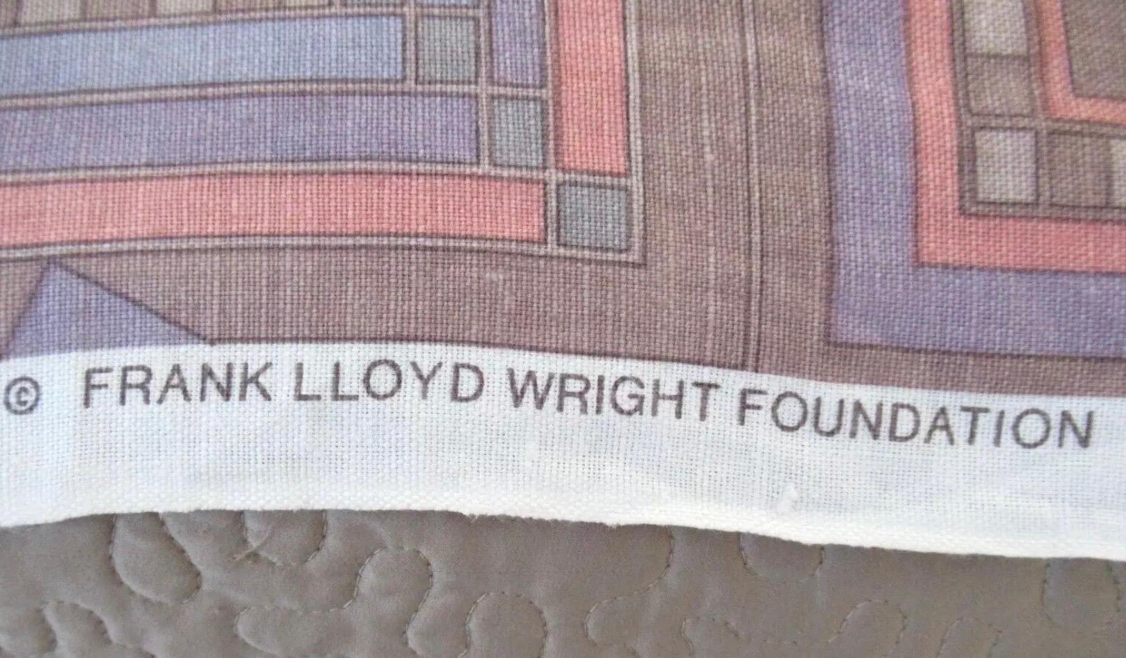 Frank Lloyd Wright for Schumacher Imperial Tokyo Textile, 3 yards, 1950’s USA. For Sale 1