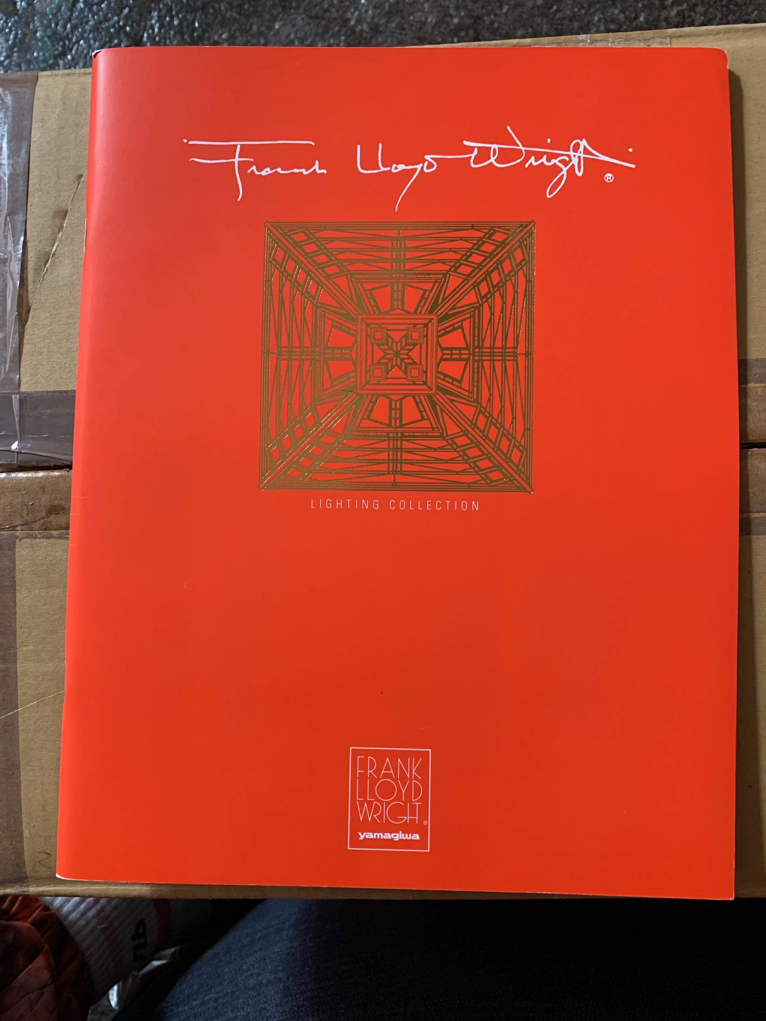 Paper Frank Lloyd Wright for Yamagiwa Japan Original Collection Catalog 1994 For Sale