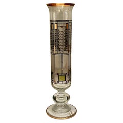 Frank Lloyd Wright Glass Vase "tree of life" part of Omaggio Series