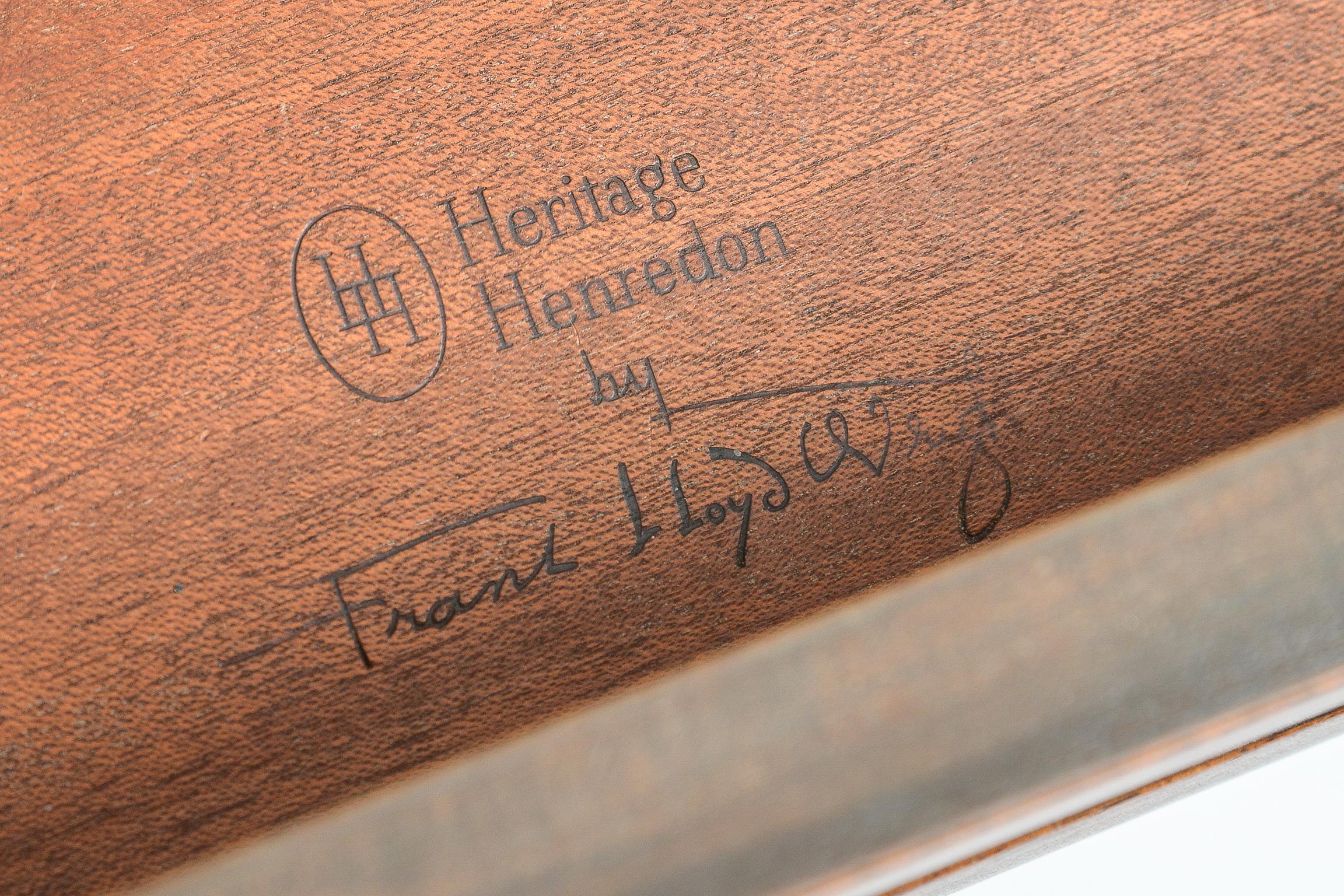 Mid-20th Century Frank LLoyd Wright Henredon Night Tables For Sale